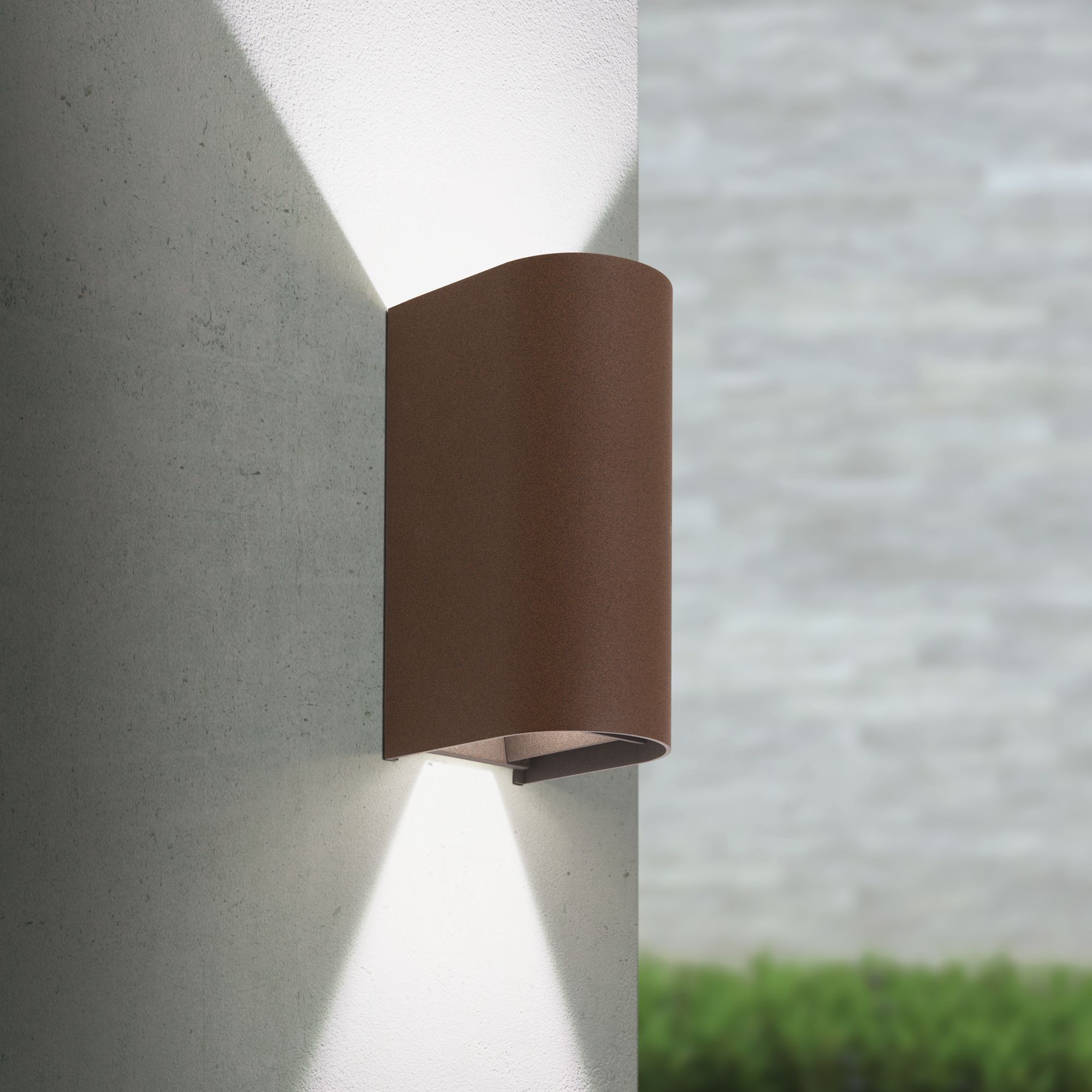 SLOP LED wall light, corten