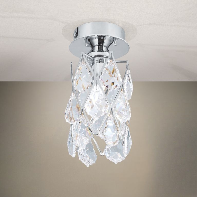 Ceiling light RITA, chrome finish
