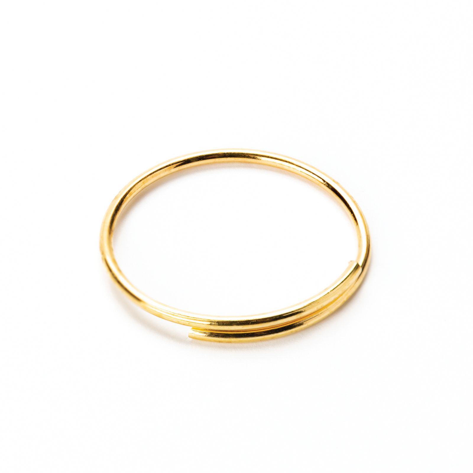 C-Form Ring für Kristallbehang 2378, Gold