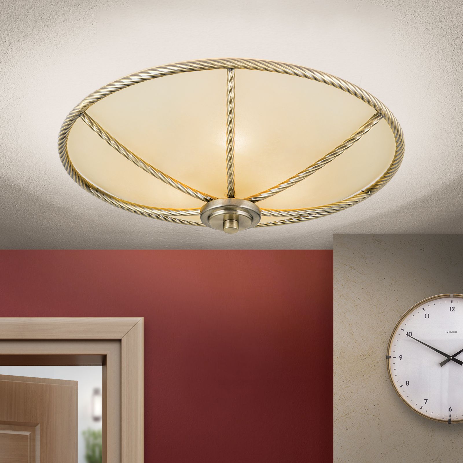 Deckenleuchte MAURO, Patina, 42cm