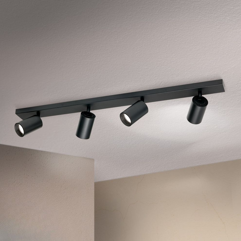 Spotlight SEAN, 4 lamps, black