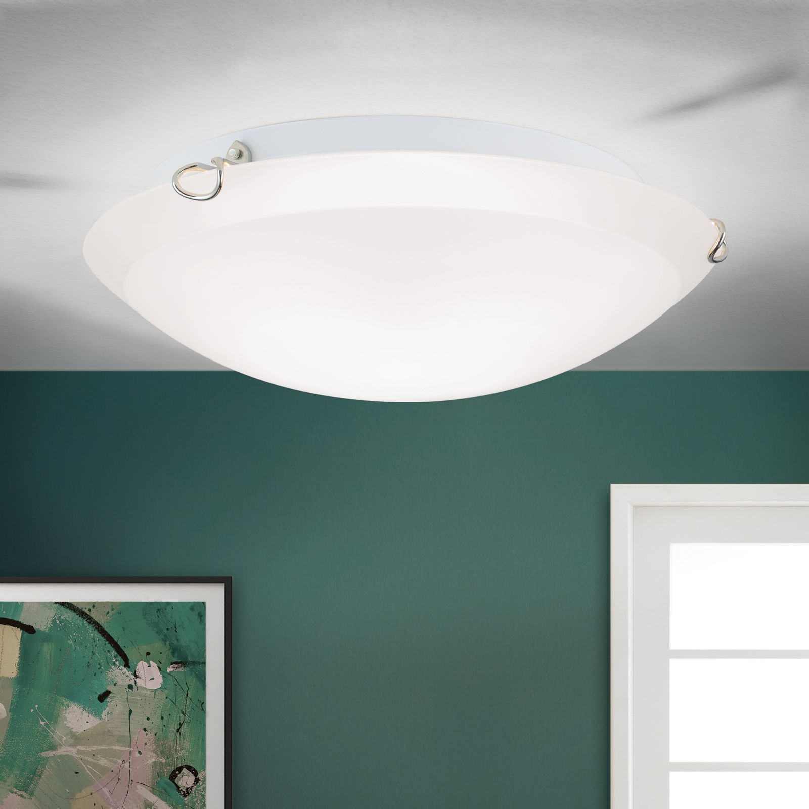 AGADA ceiling light, chrome, 30cm