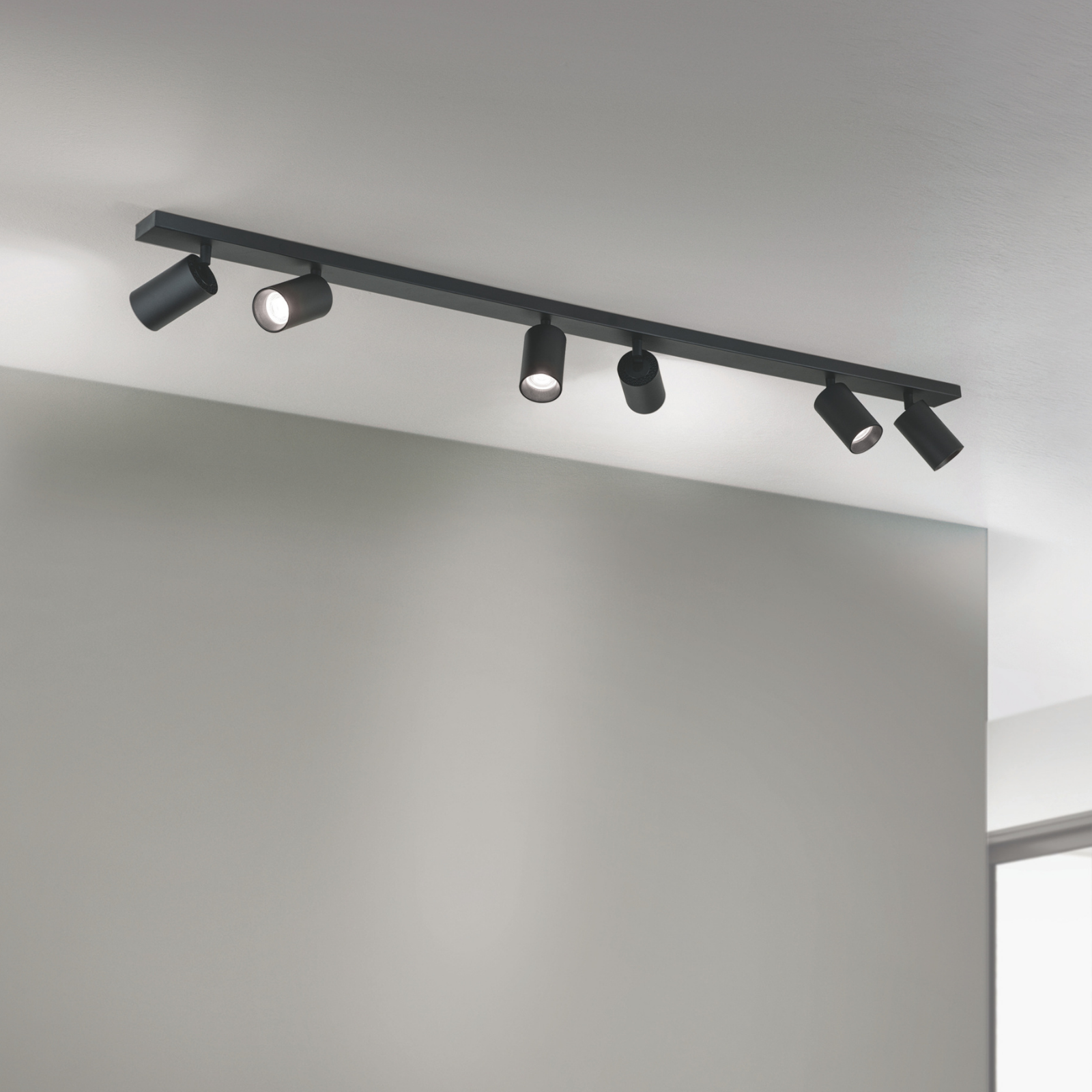 Strahler SEAN, 6-flammig, Schwarz