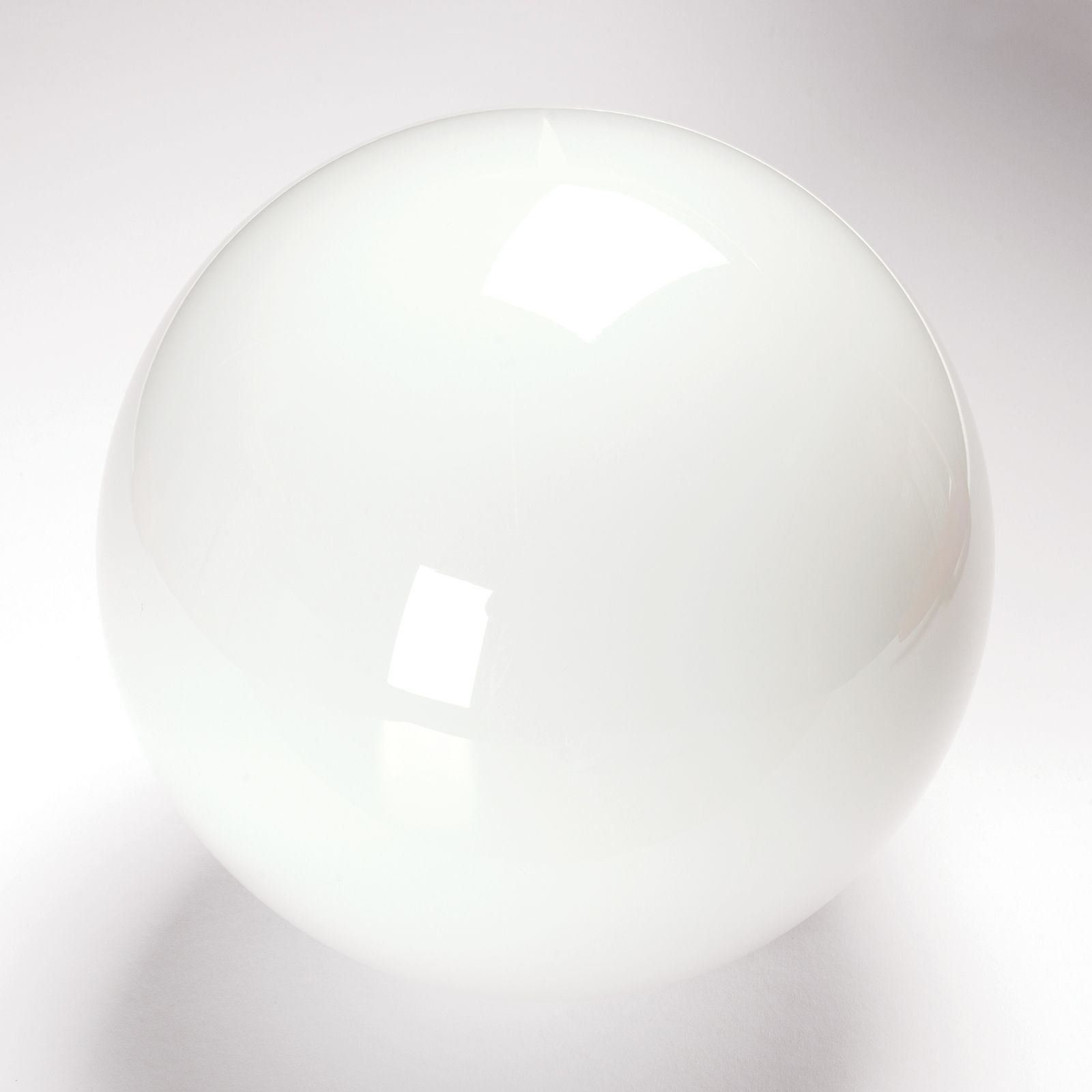 Kugelglas 150, E14, Ø 150 mm, Opal glänzend