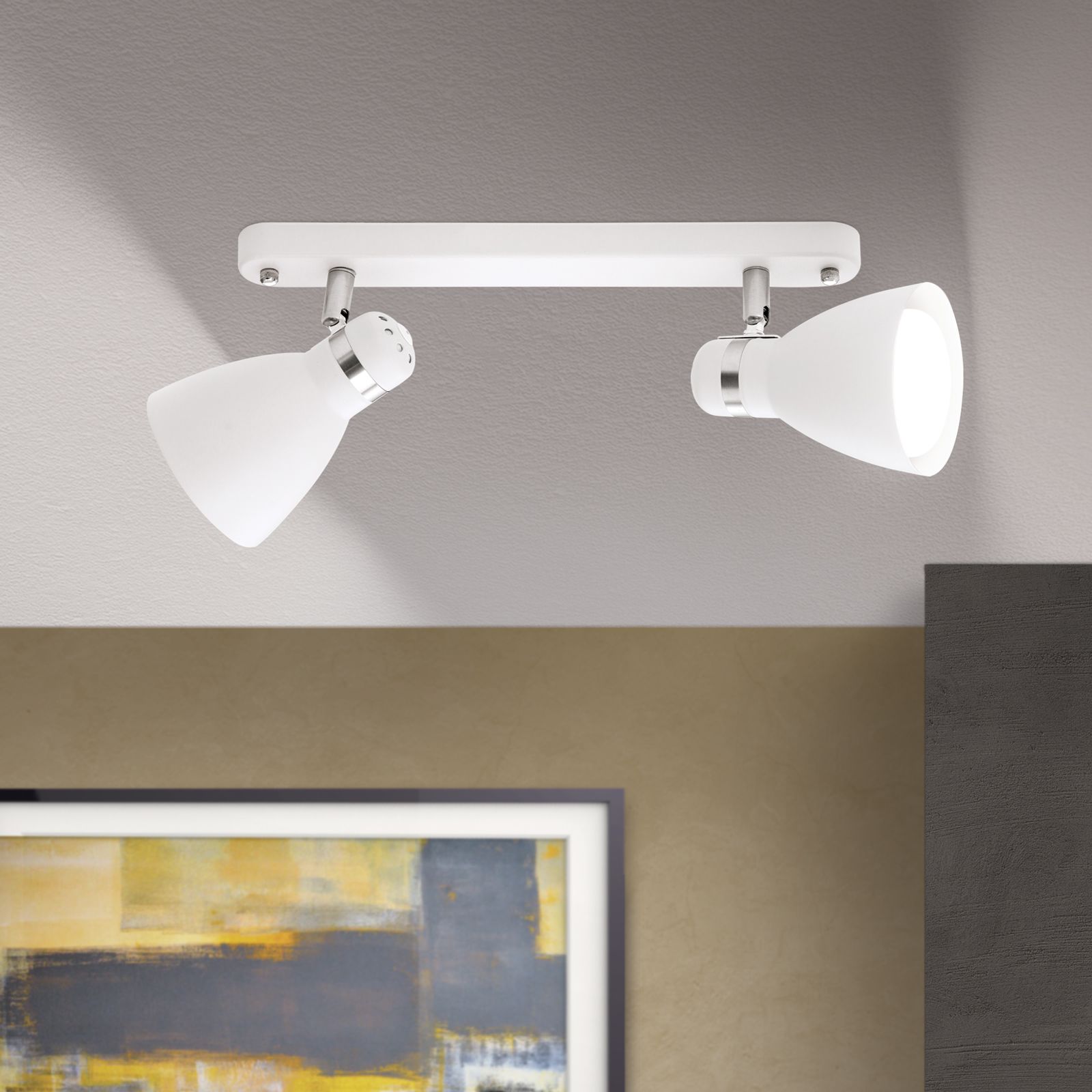 Spotlight SCHOOL, white, 2-lamps