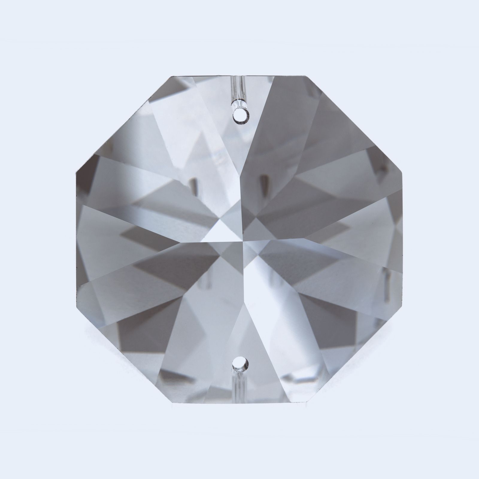 Chandelier crystal octagon SPECTRA® Swarovski® Crystal, 2 holes, 14mm