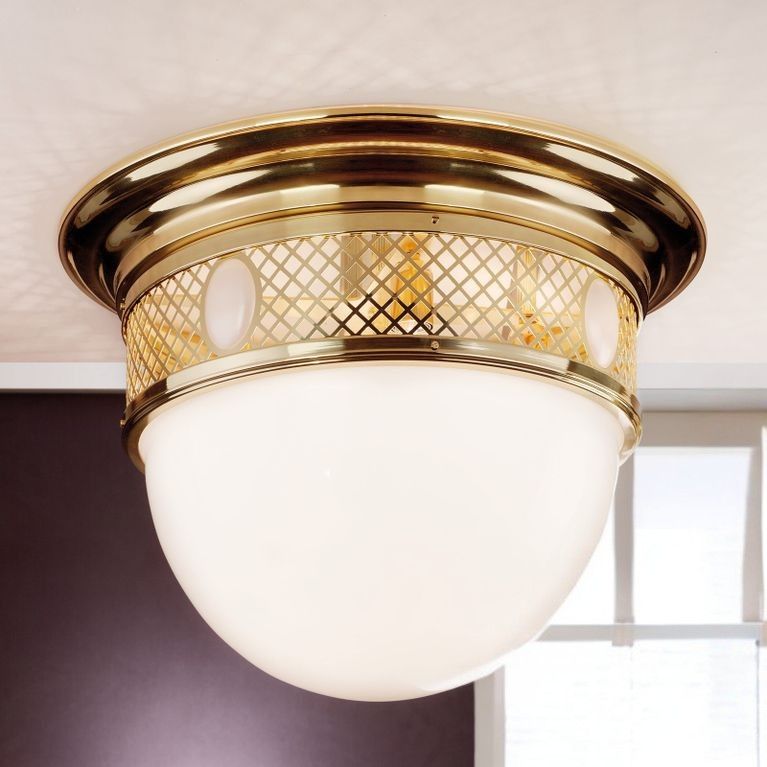 Deckenleuchte ALT WIEN, Messing glänzend, 63cm