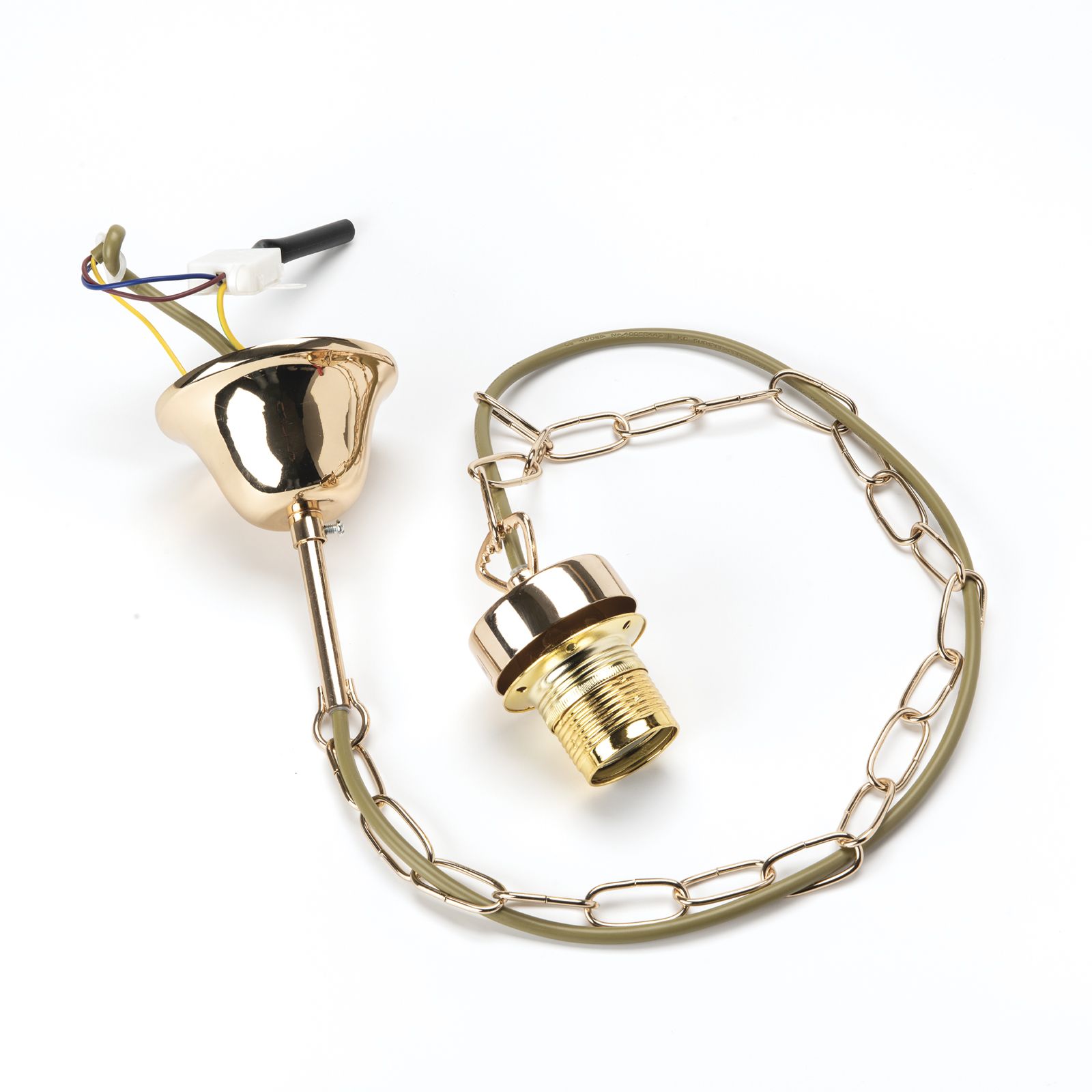 Chain suspension, 100 cm, brass