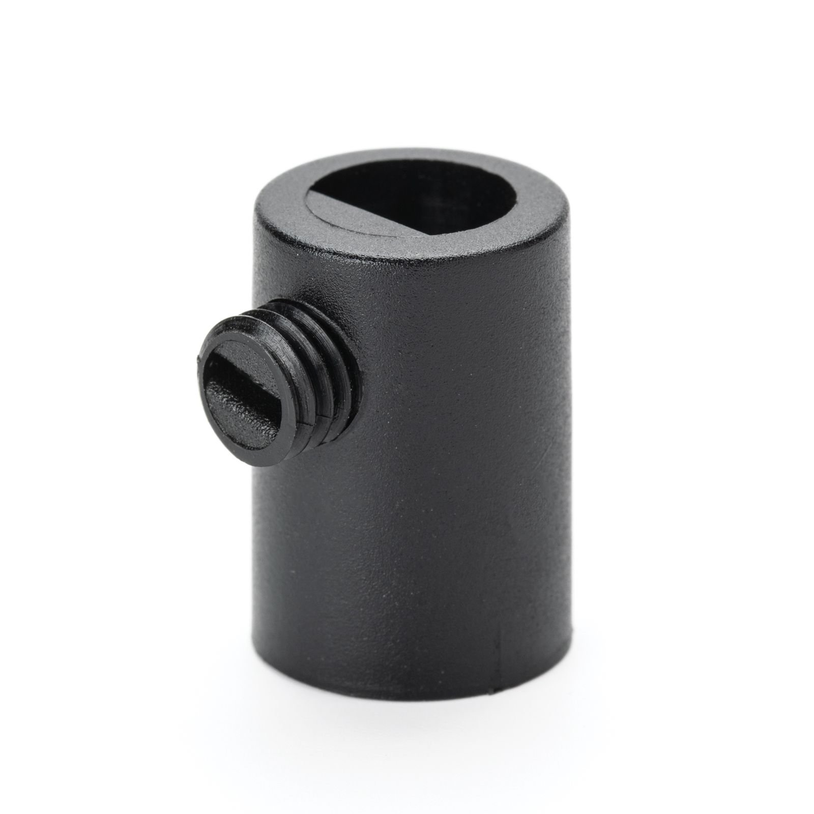 Klemmennippel mit M10x1 Gewinde, Schwarz