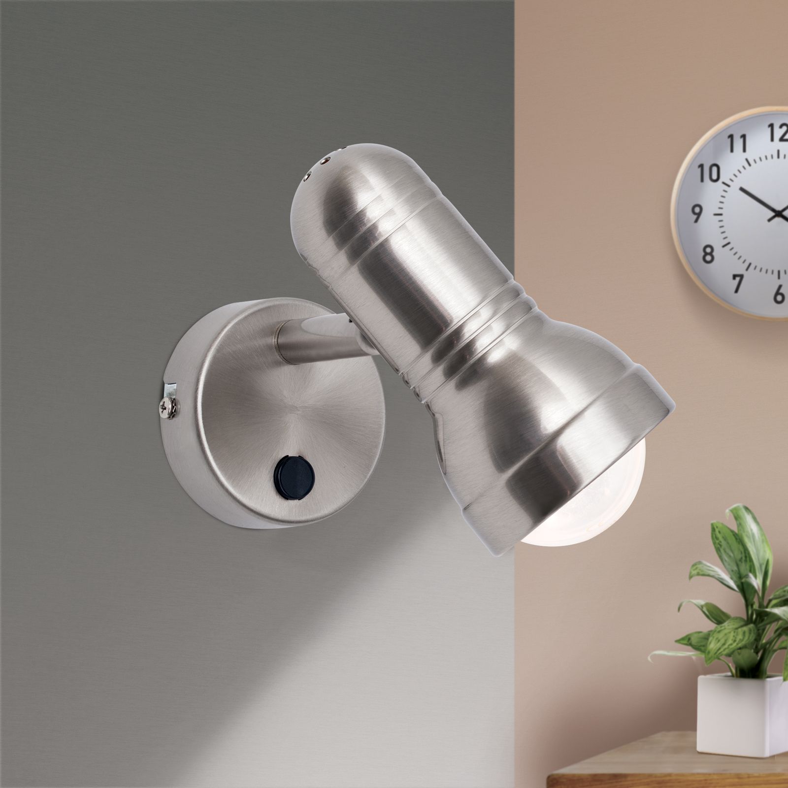 Spotlight WILHELM, 1-flame , satinated