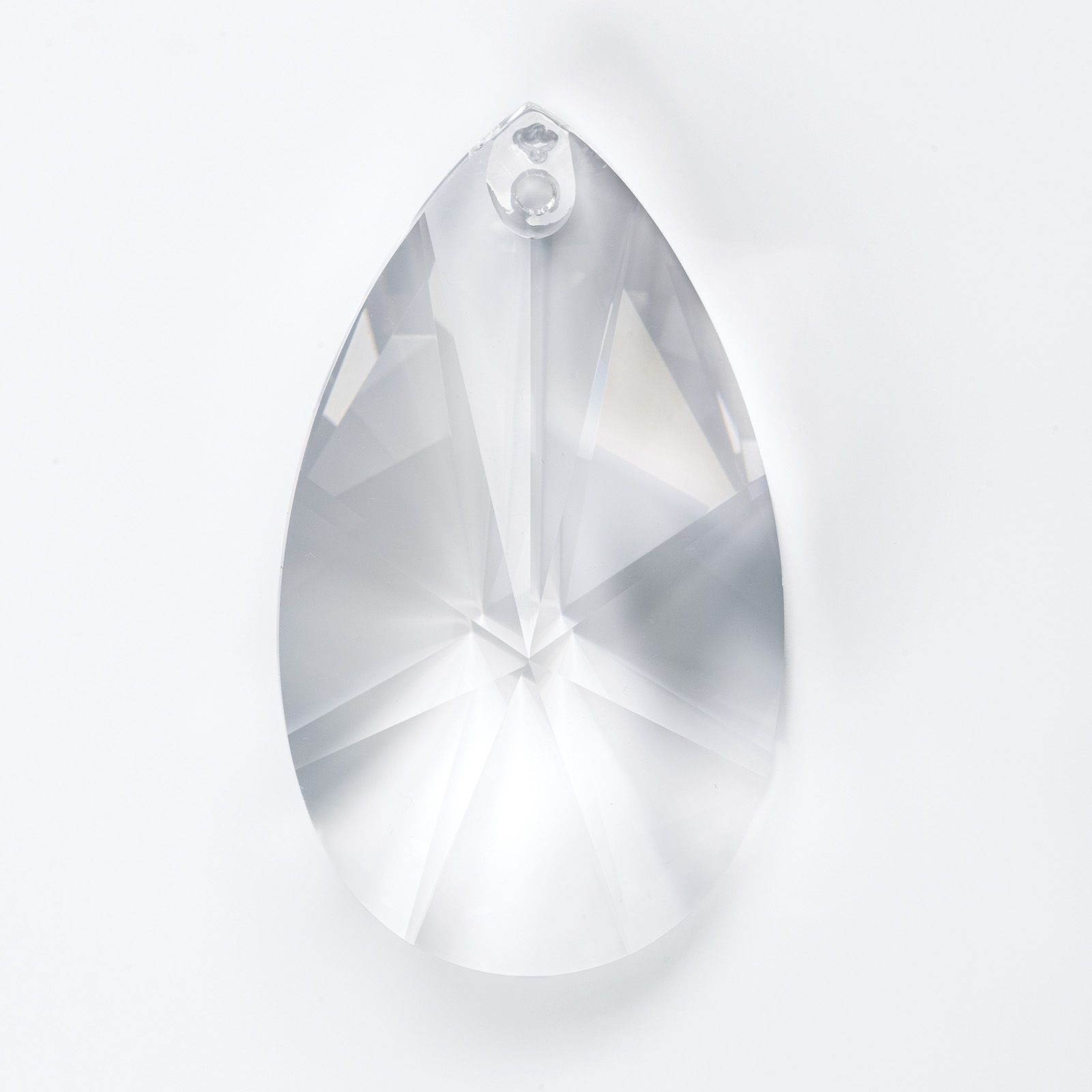 Chandelier crystal almond 3230 SCHÖLER CRYSTAL®, 63x37mm, transparent