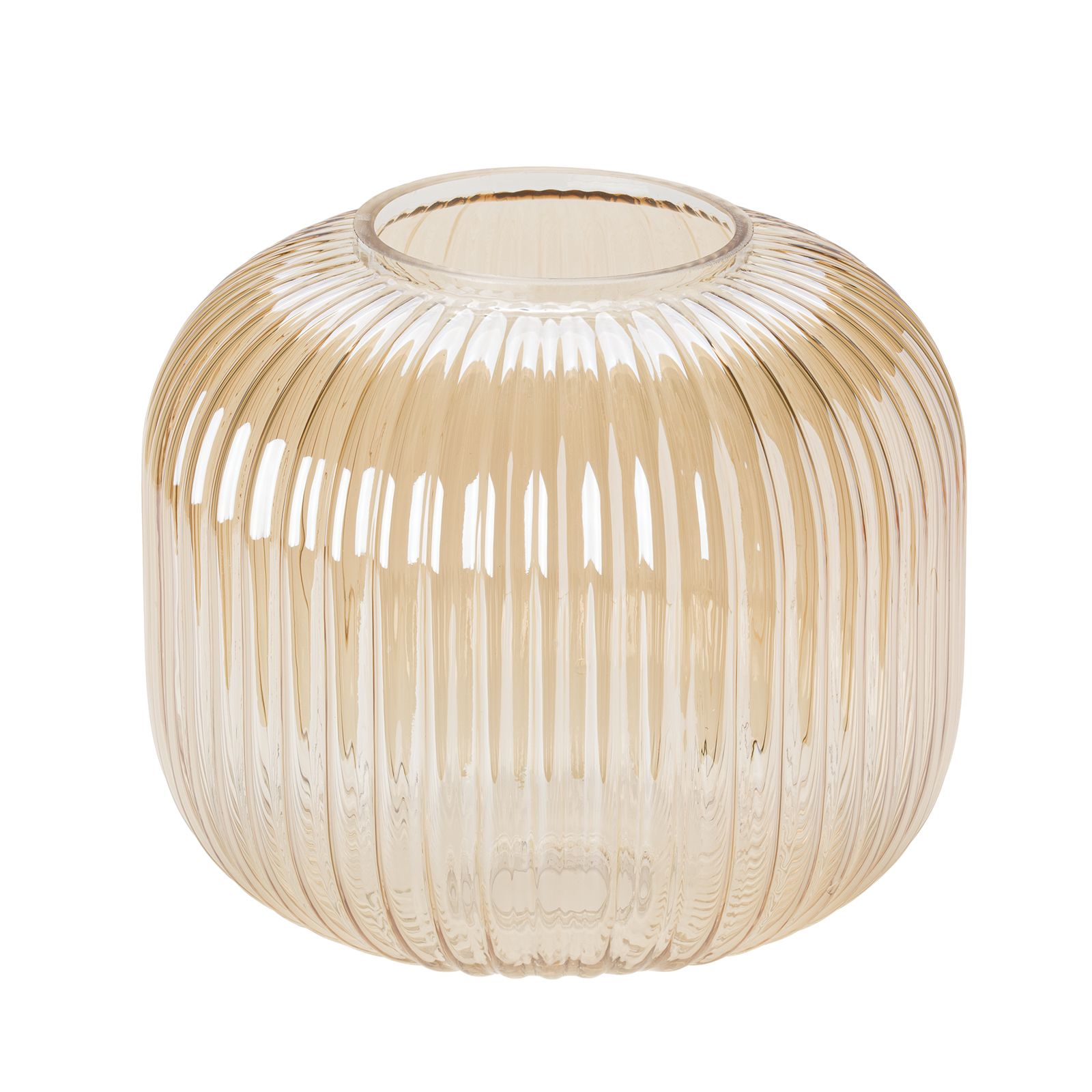 CARNEVAL glass lampshade, Ø 200 mm, amber