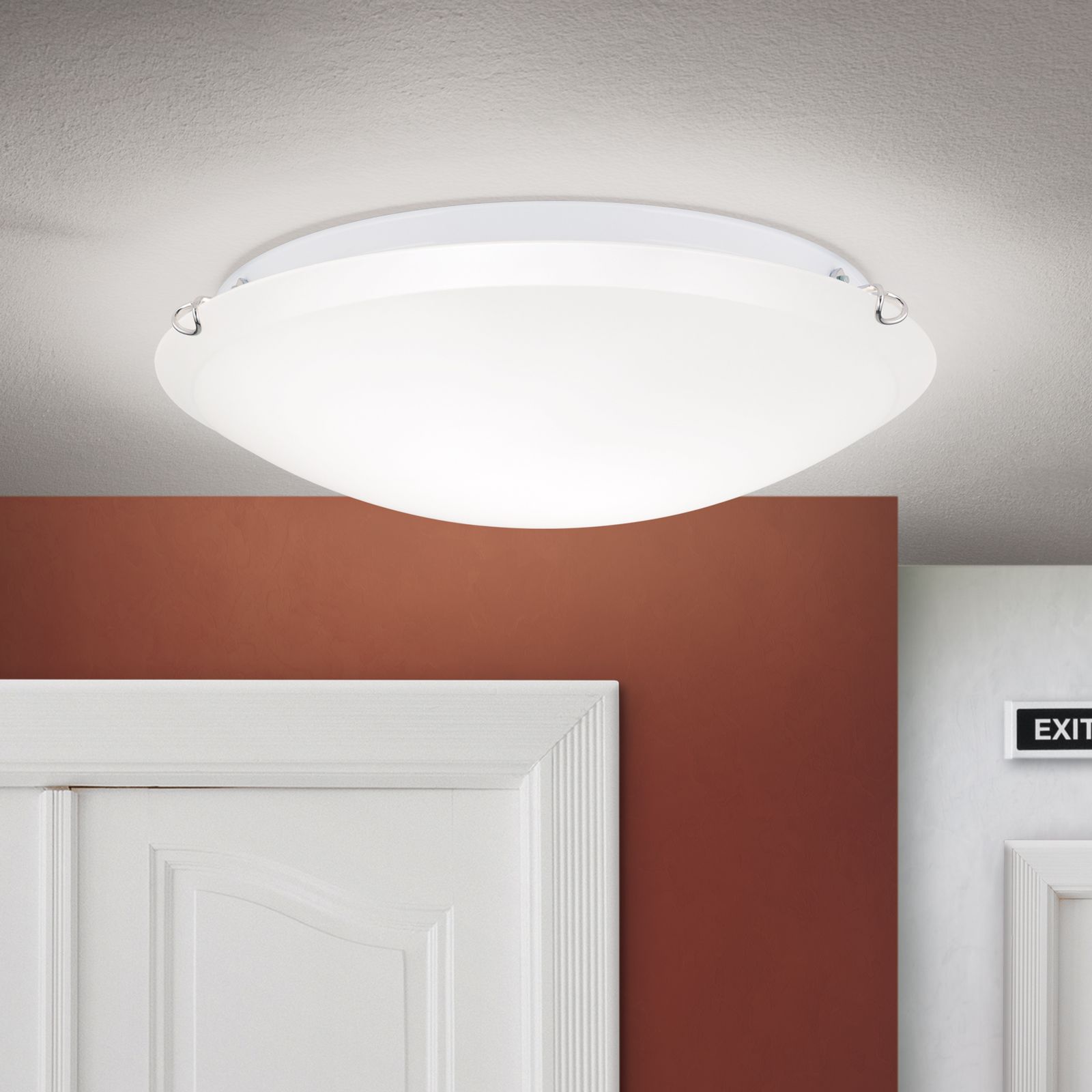 AGADA ceiling light, chrome, 40cm