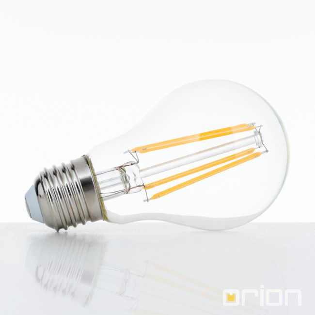 LED pear shaped lamp, 10 Watt, clear, warm white