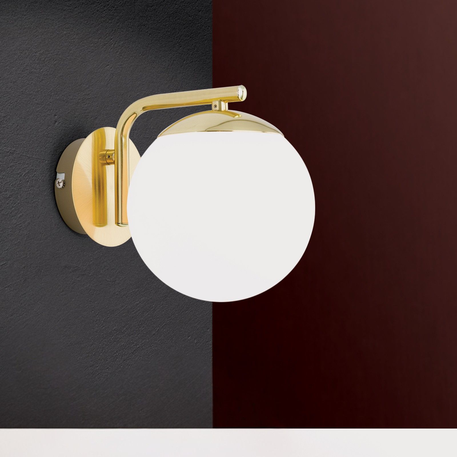Wall light MADIS, brass matt