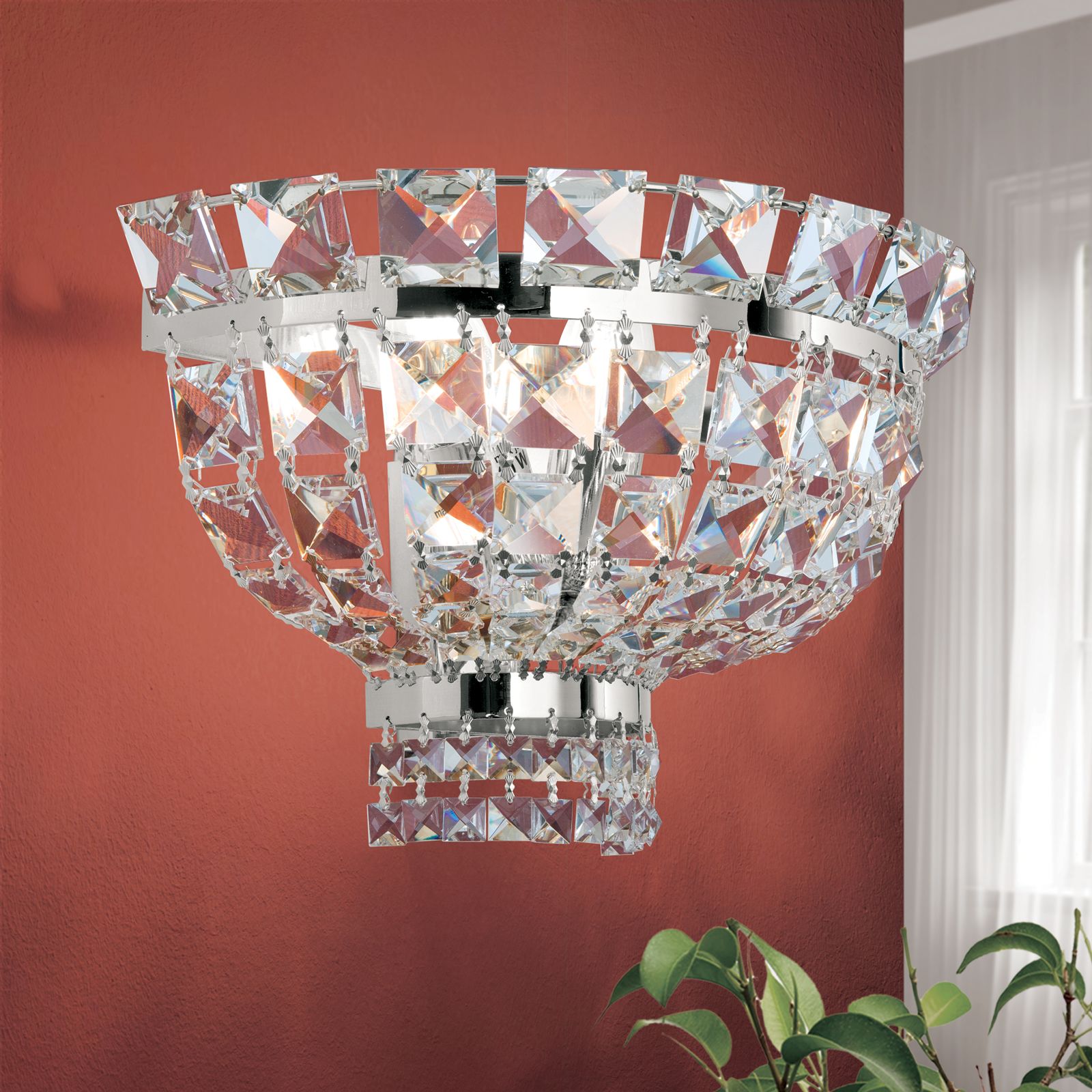 Wall light AMBASSADOR, 2-lamps, chrome