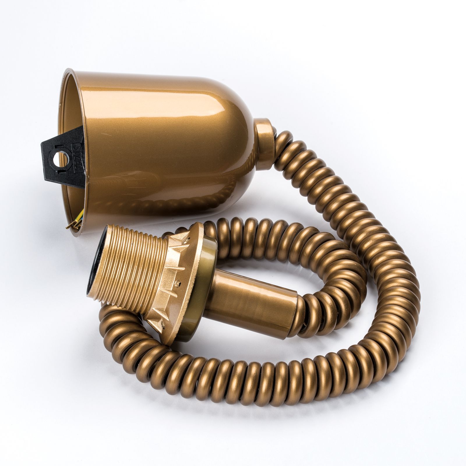 Light pull pendant, 40-180 cm, gold