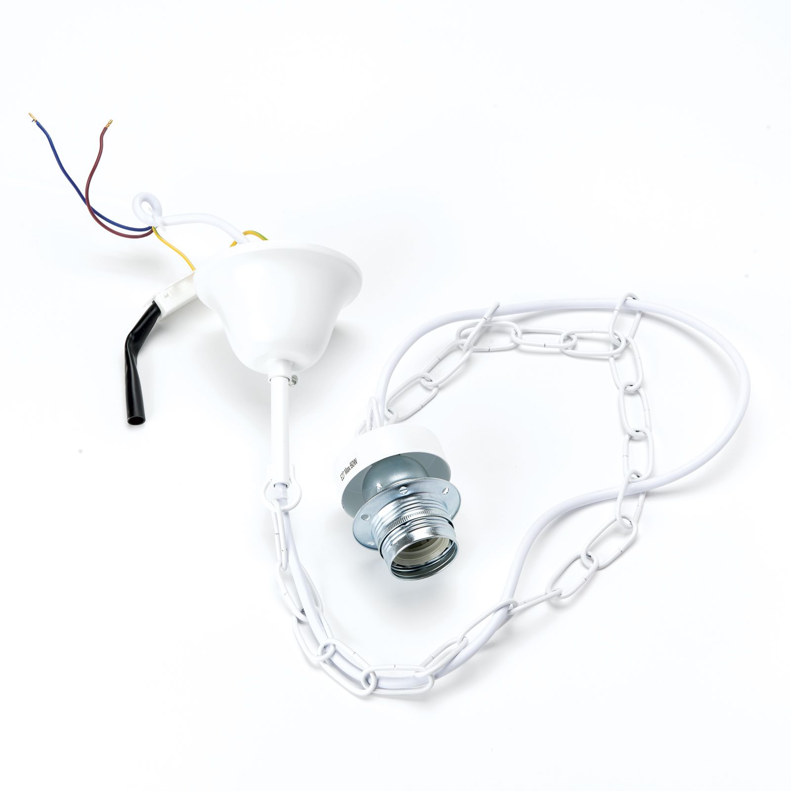 Chain suspension, 100 cm, white