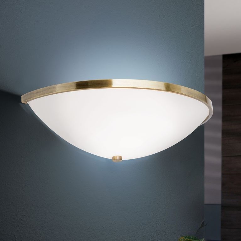 Wandleuchte AIDA, 1-flammig, Patina