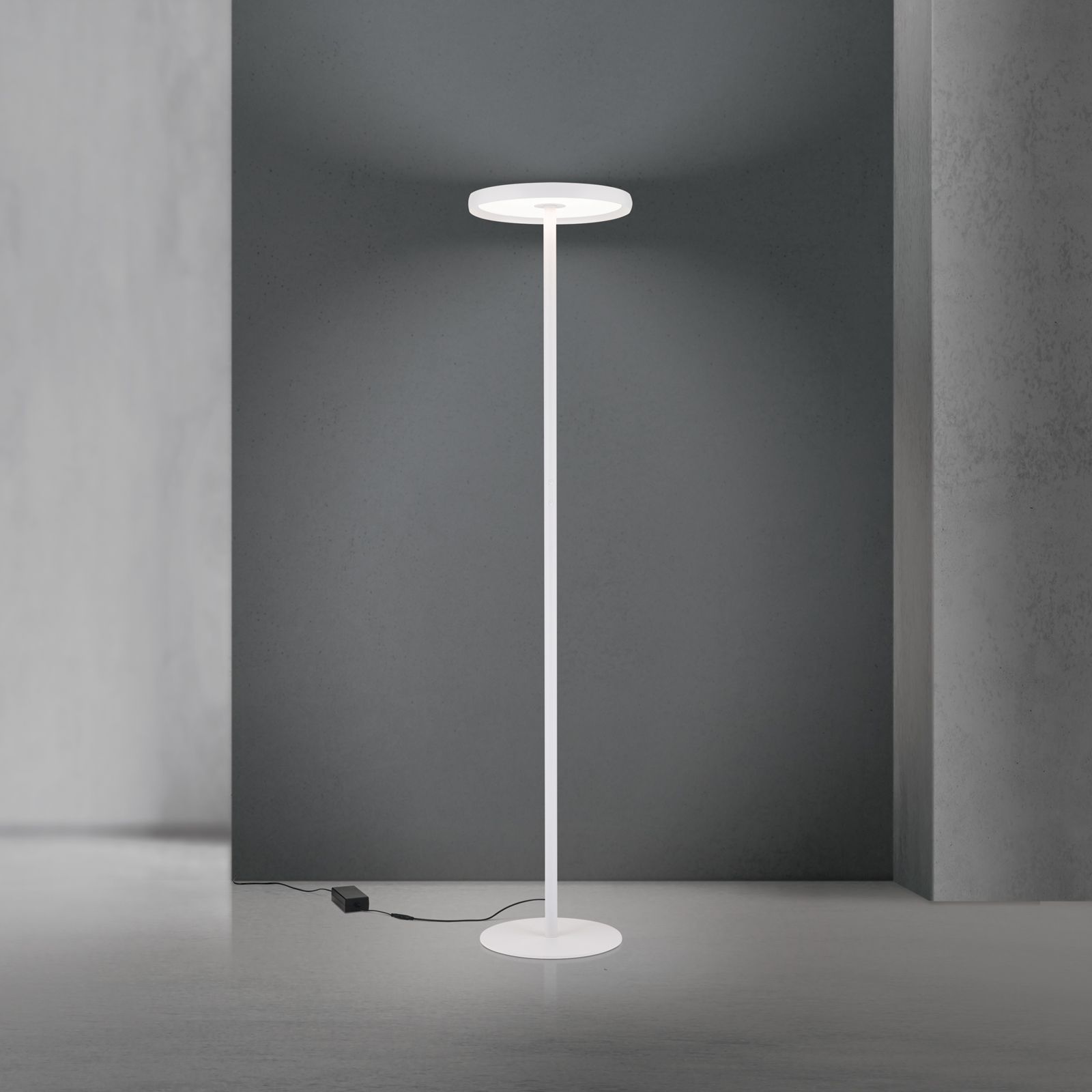 LED floor lamp KANT, white