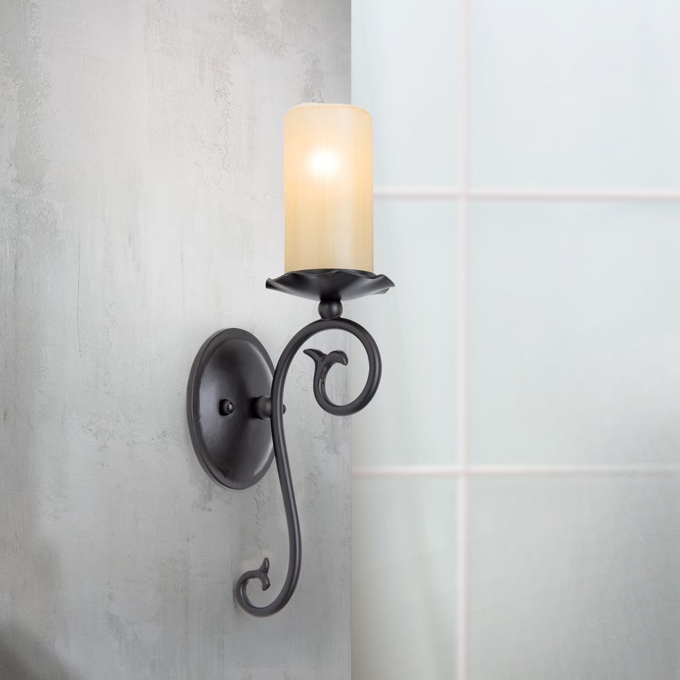 Wandleuchte RUSTICKA, 1-flammig, Antik