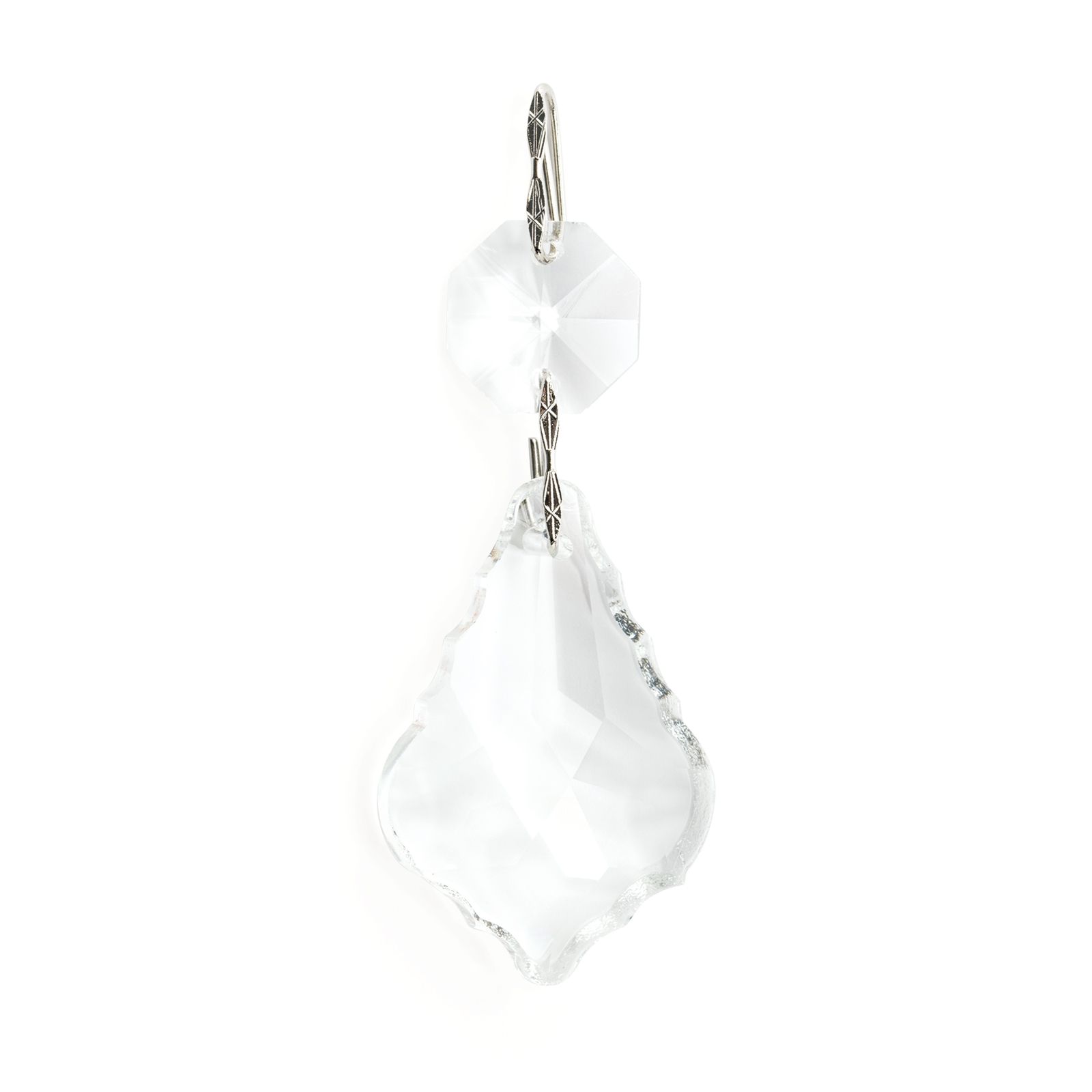 Kristallbehang, 1 Koppe und 1 Pendel, Klar