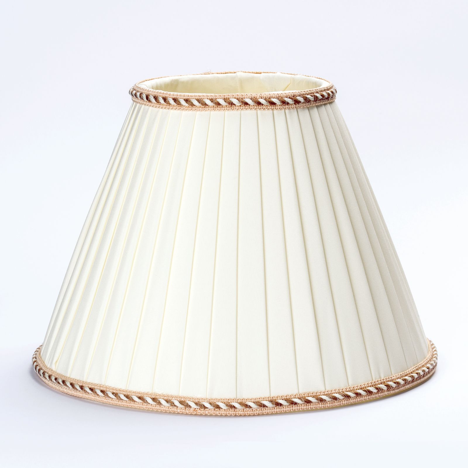 Lampenschirm FONSA 4-1049, Ø 255 mm, Creme-Weiß