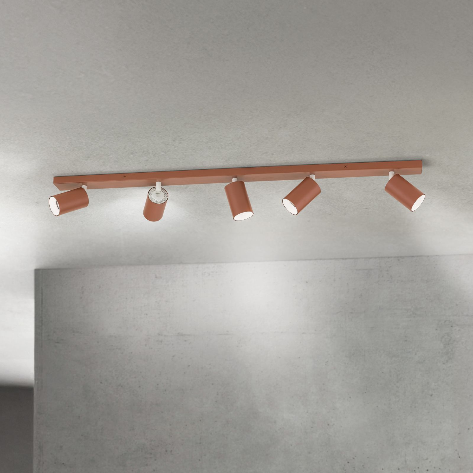 Strahler PENN, 5-flammig, Korallenrot