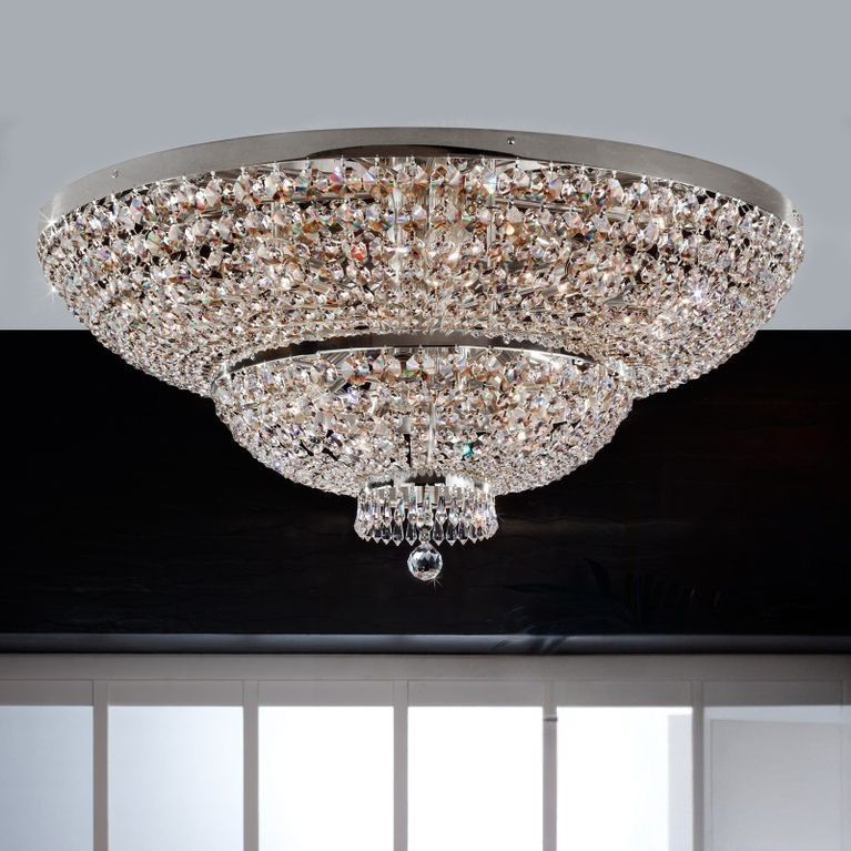 Deckenluster SHERATON, Chrom, 120 cm