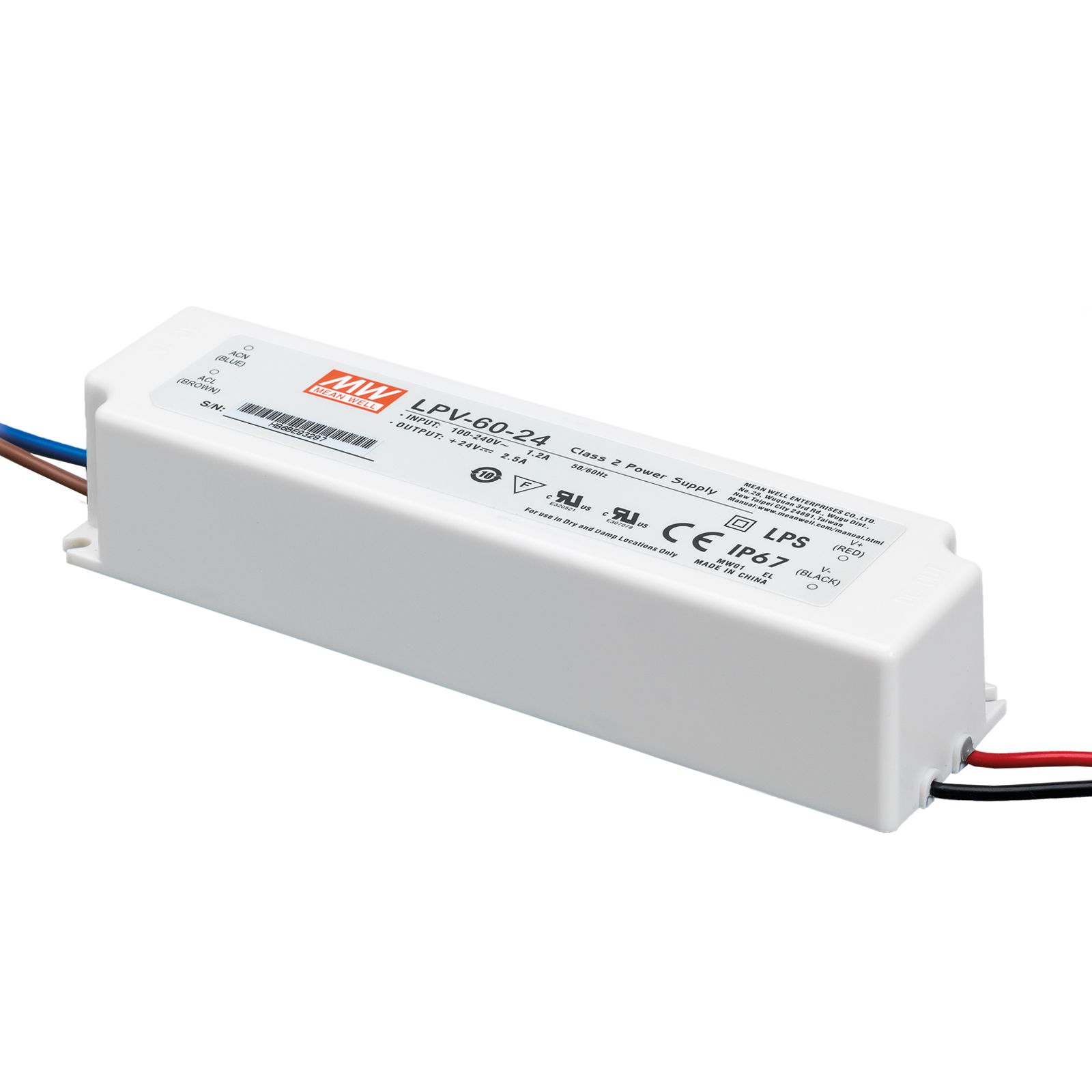 Driver 60a (Driver Strip 60W/24V IP67), not dimmable
