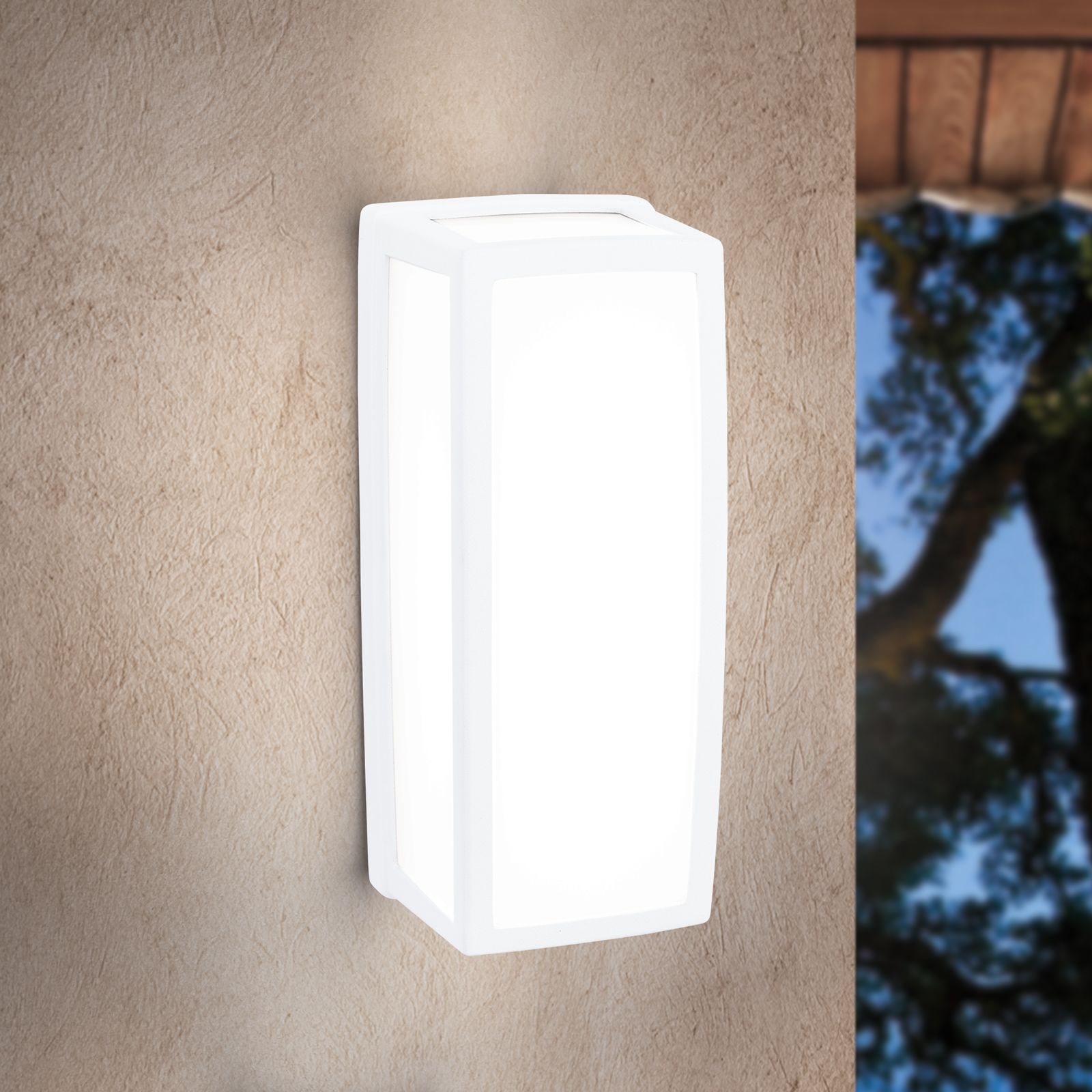 LED outdoor light BOB, white