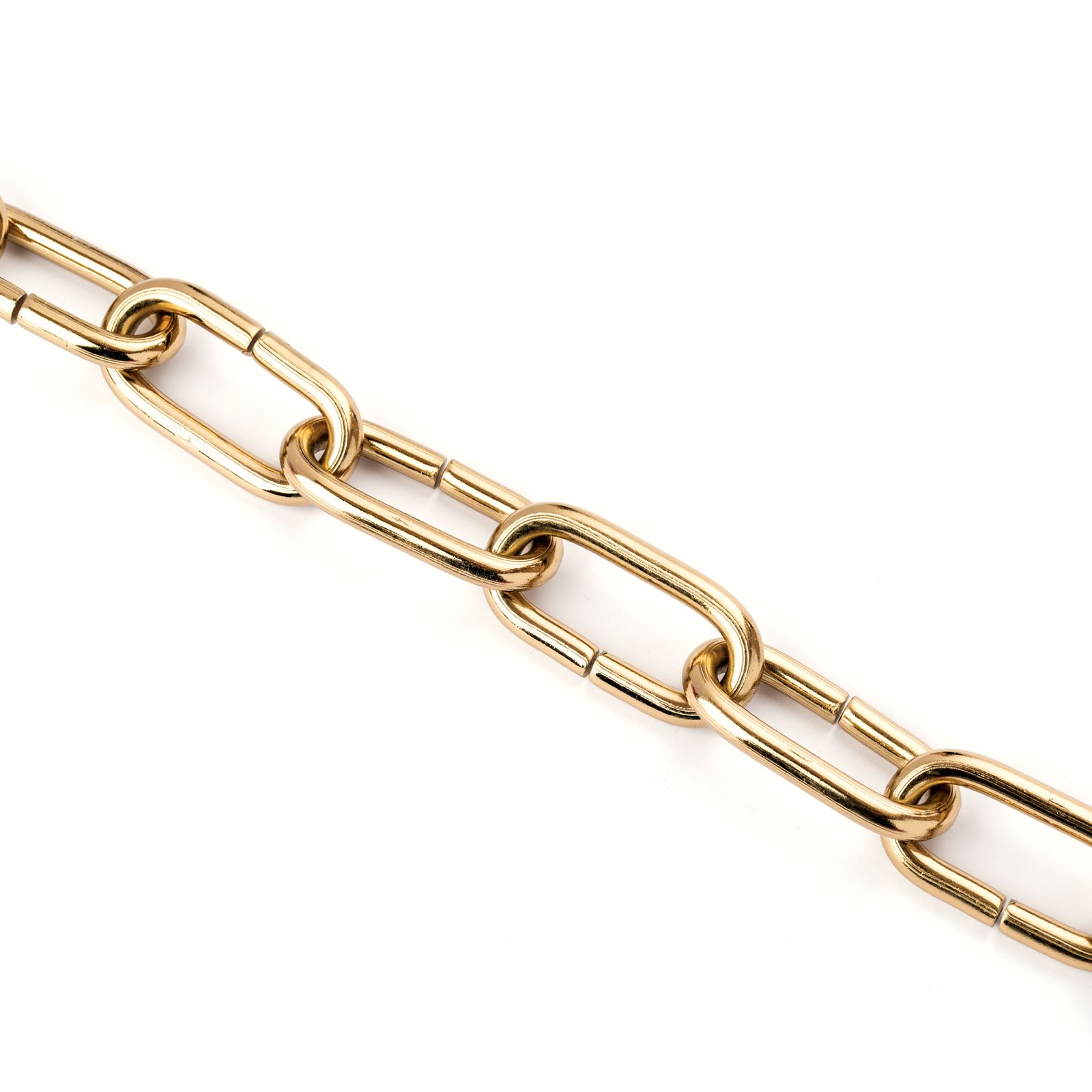 Lamp chain, 48x22x5 mm, 1 m, gold