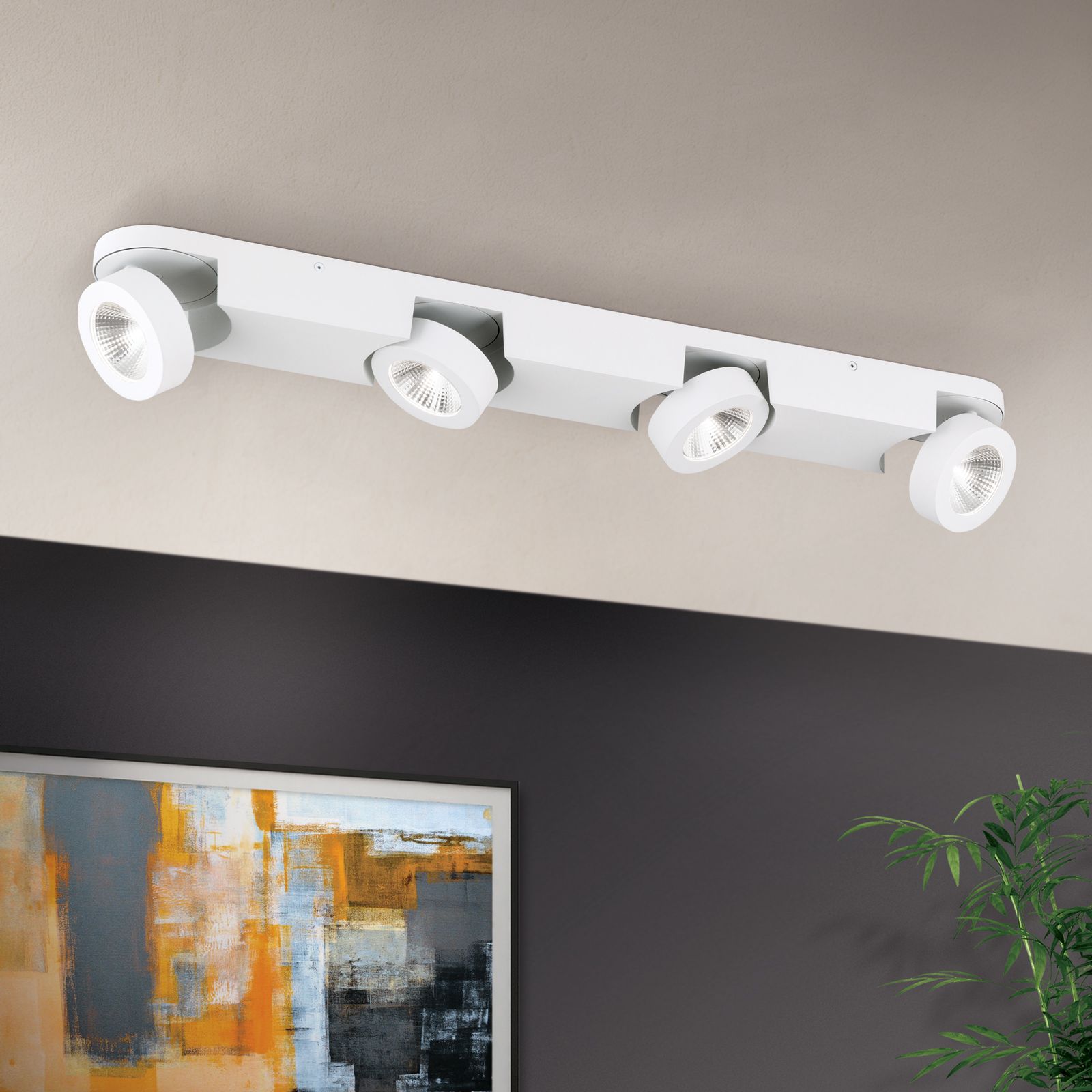 LED Strahler MENO, 4-flammig, Weiß