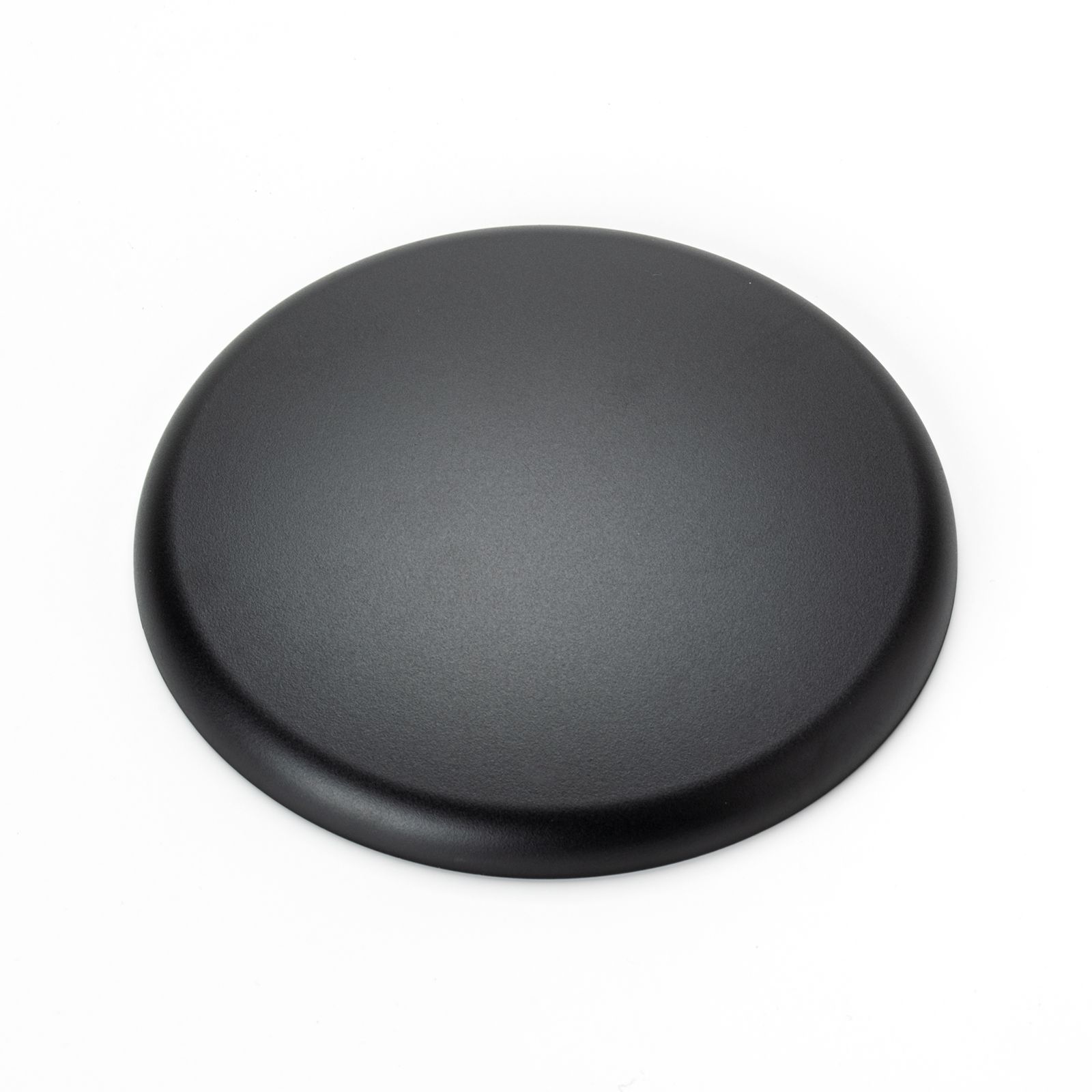 Cover box, Ø 135 mm, flat, black