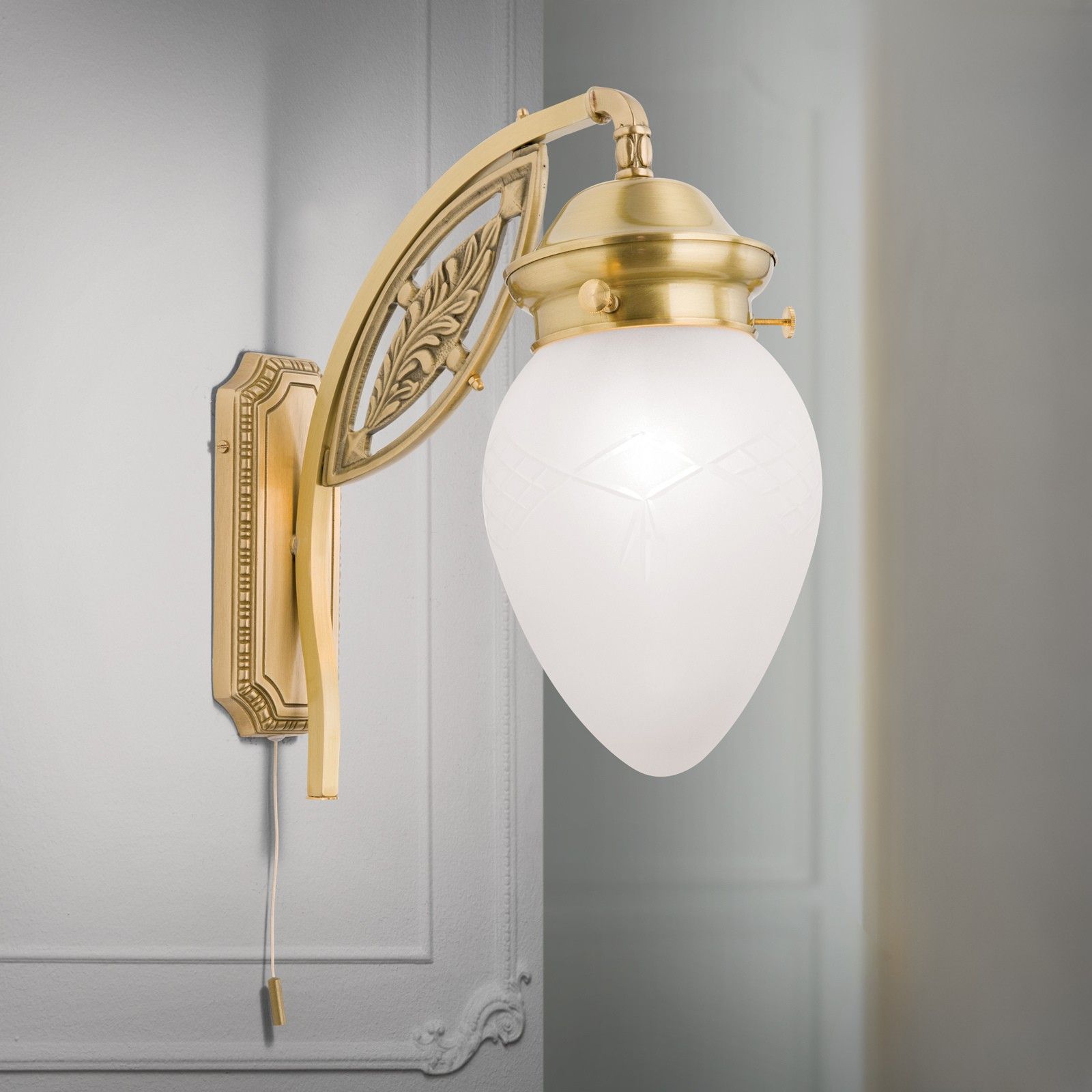 Nástěnné svítidlo BUDAPEST, 1-žárovka, bronz