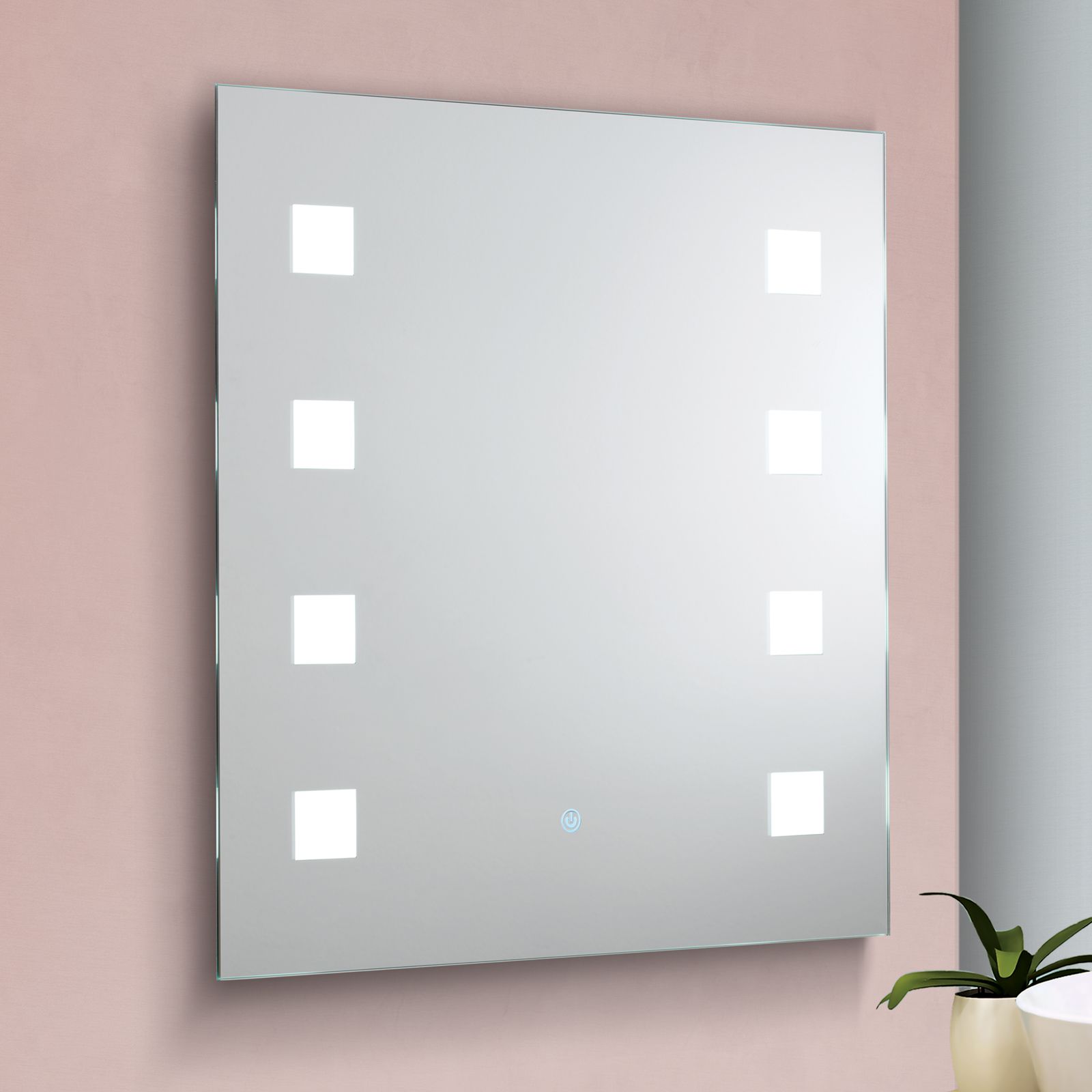 LED mirror FAME, touch dimmer