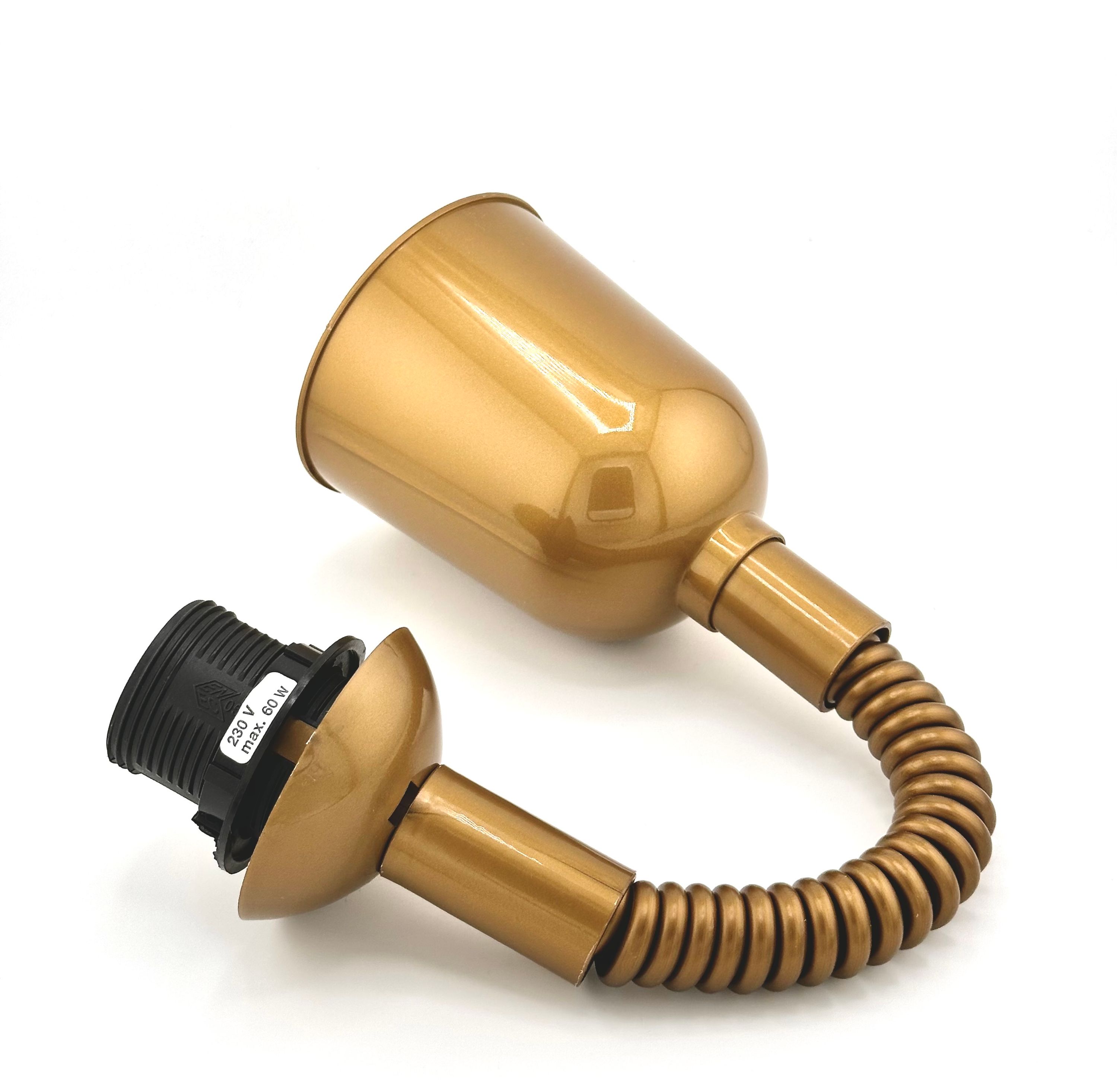 Leuchtenzugpendel, 43-120 cm, Gold