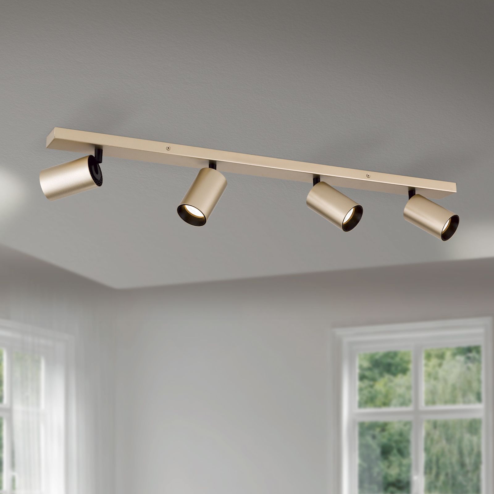 Strahler SEAN, 4-flammig, Gold-matt