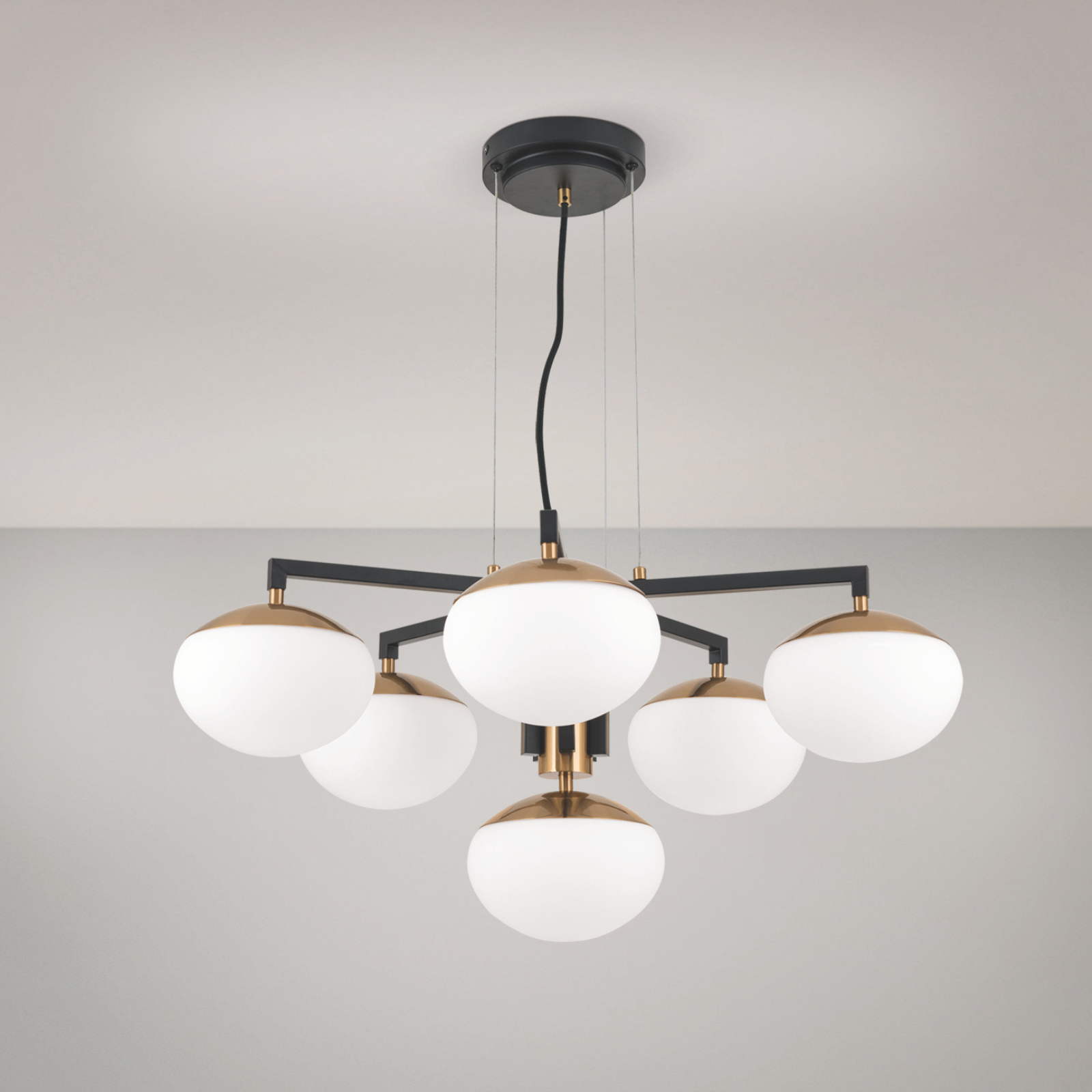 Luster JOSEPHINE, Ø 73,5cm, Schwarz