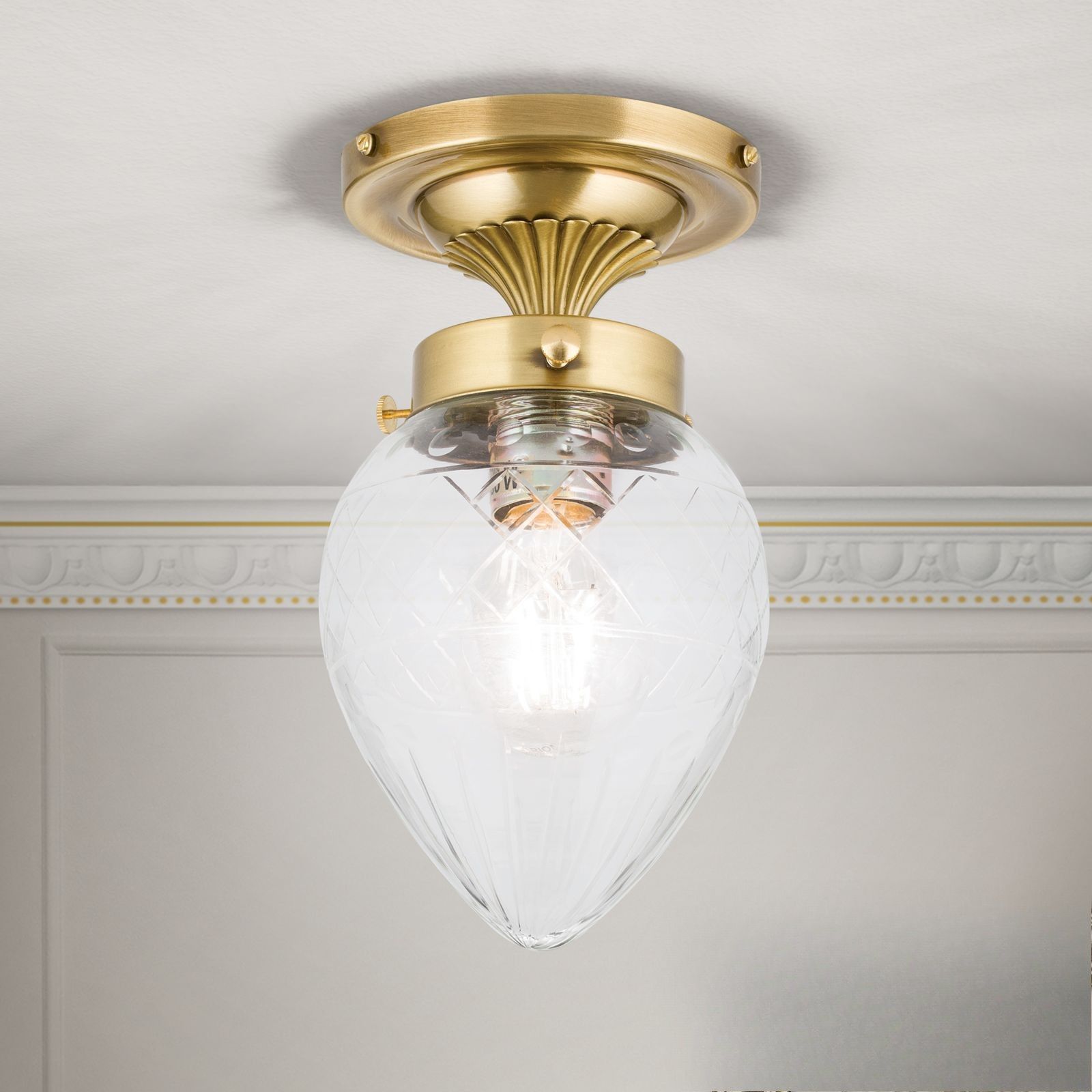 Stropní svítidlo ADELE, bronz, 15cm