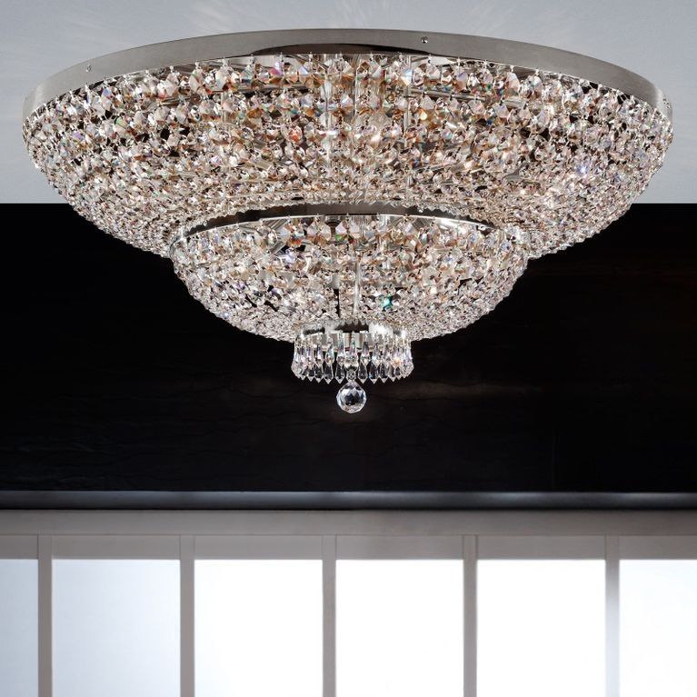 Deckenluster SHERATON, Chrom, 105 cm