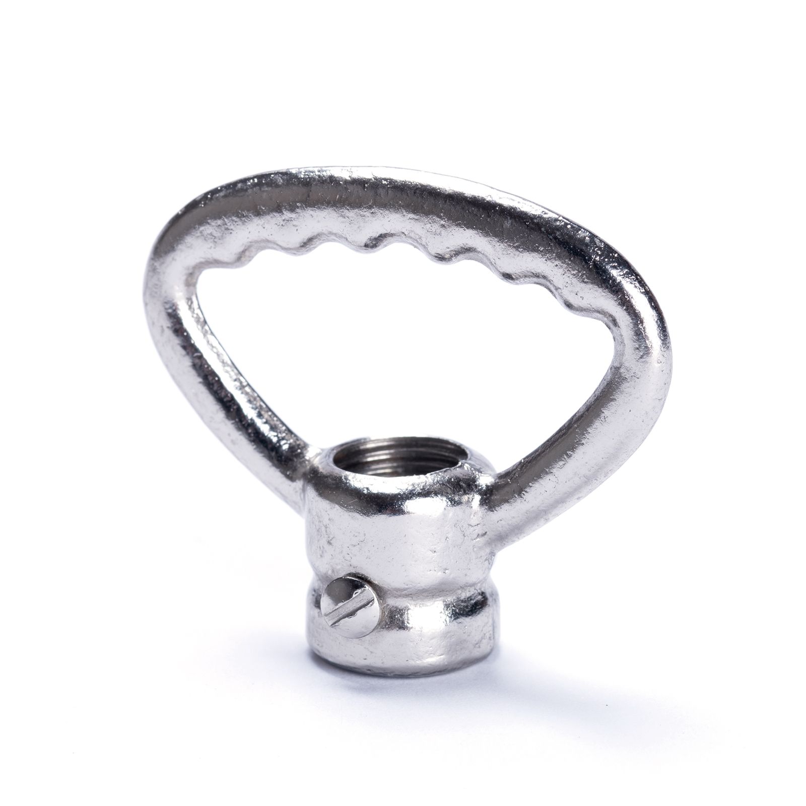 Zentrierringnippel, Gewinde M10x1, Satin