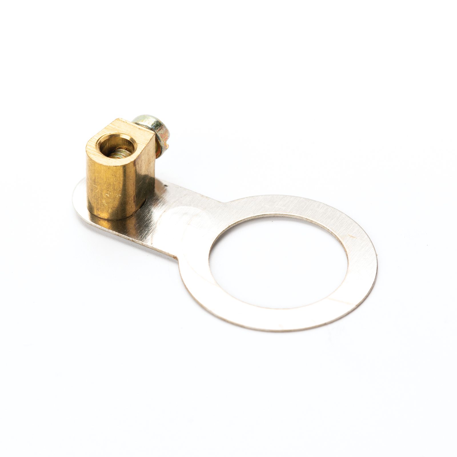 Grounding bracket with socket, 10 mm
