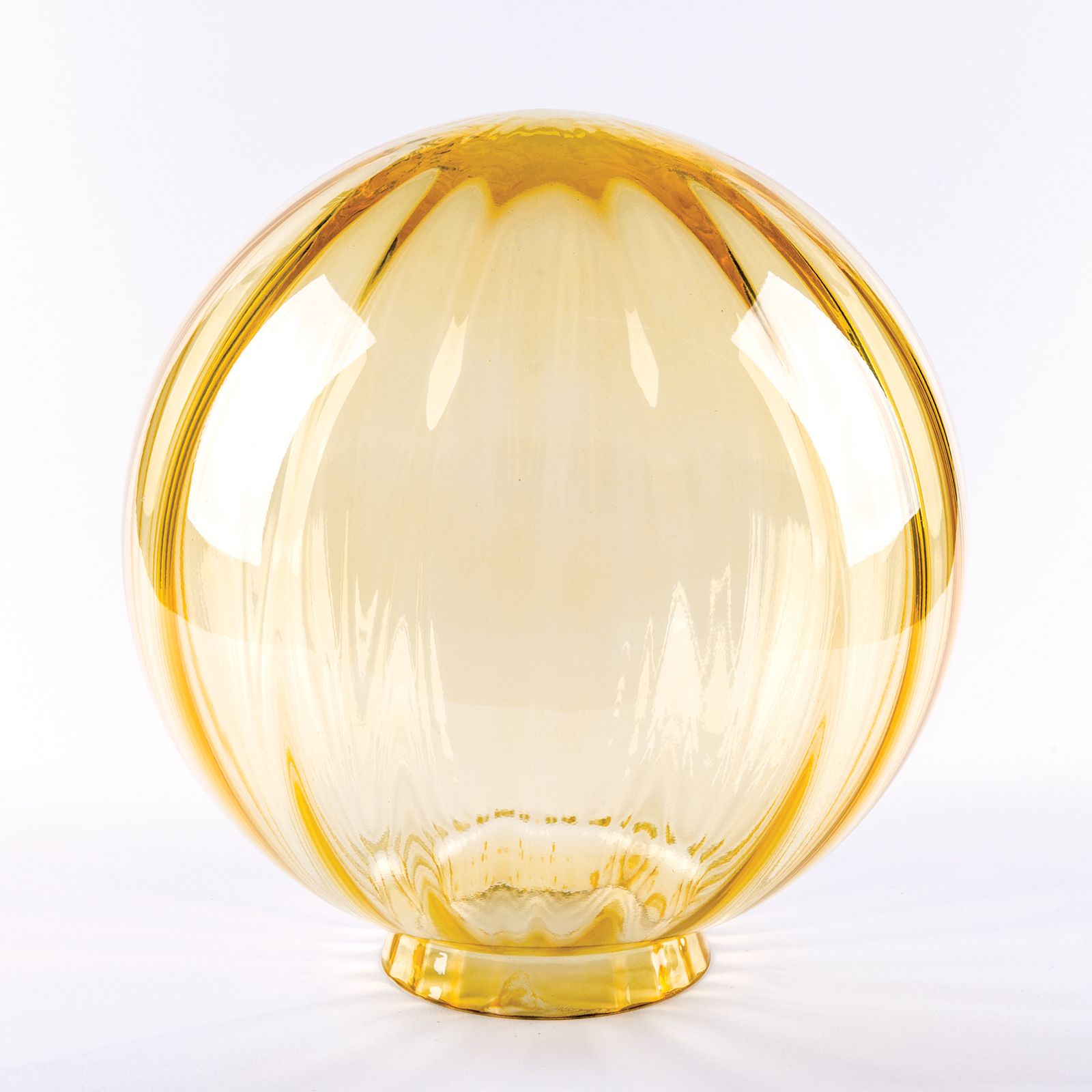 Glass lampshade 11-902, Ø 200 mm, gold