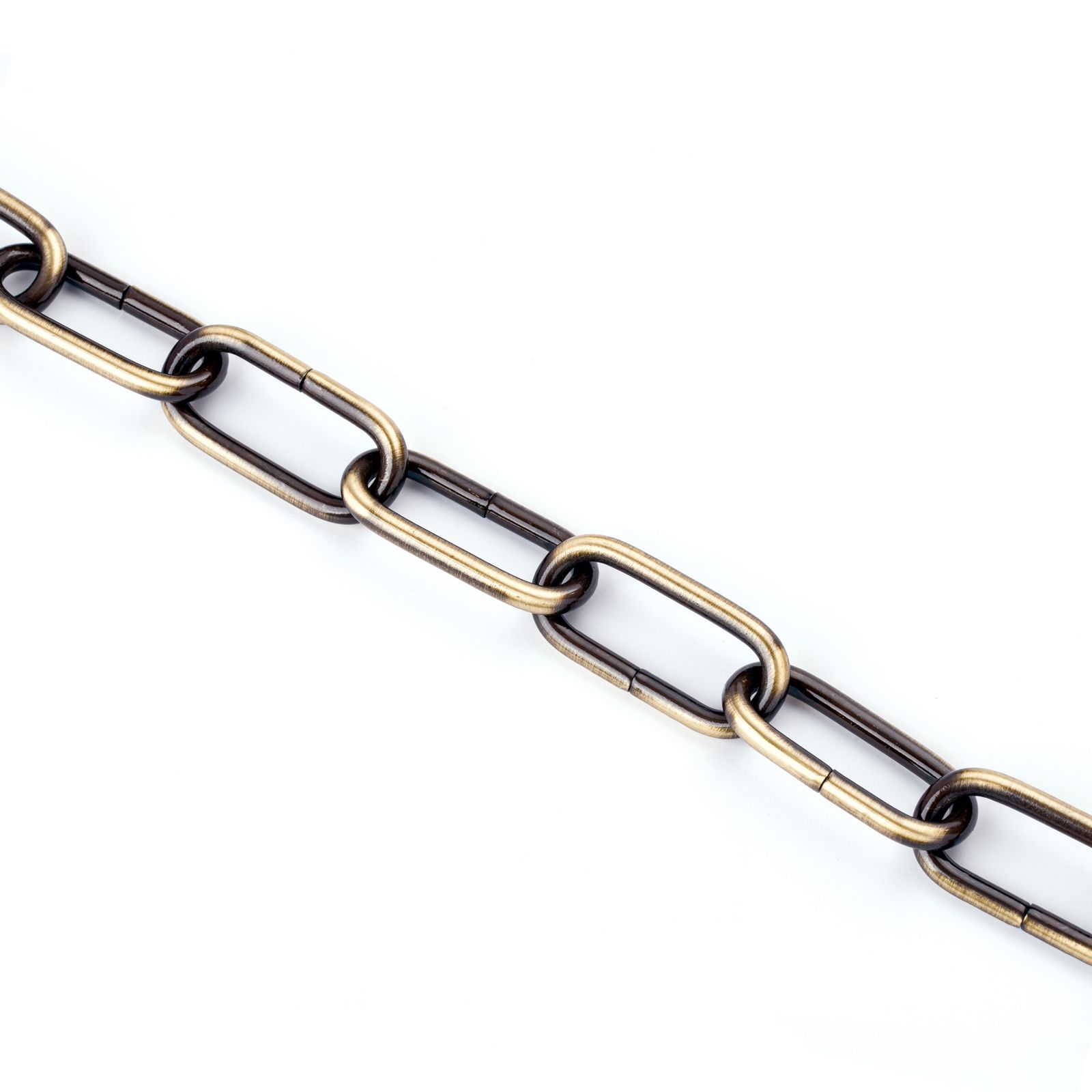 Lamp chain, 48x22x5 mm, 1 m, patina