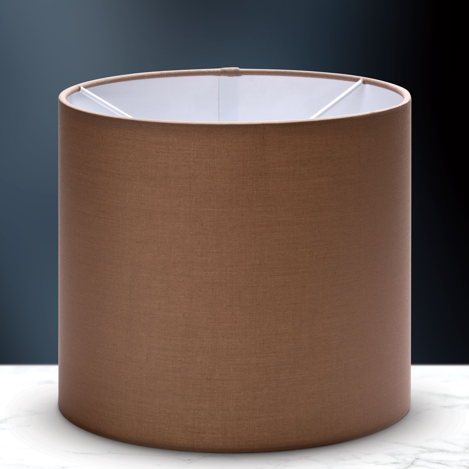 Lampshade fabric SHADE 308, Ø 200 mm, brown