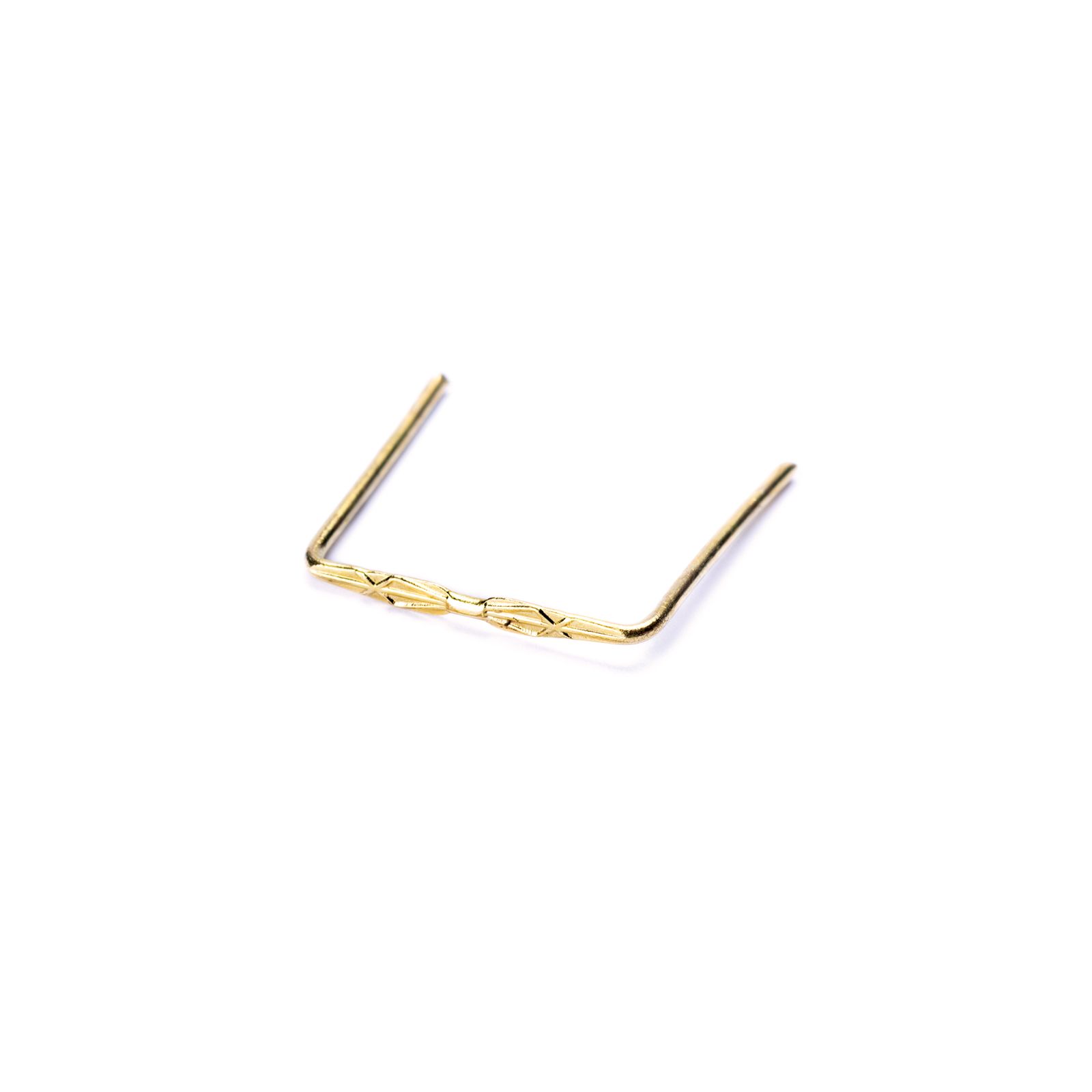 Hook for chandelier crystal, 1658, Gold