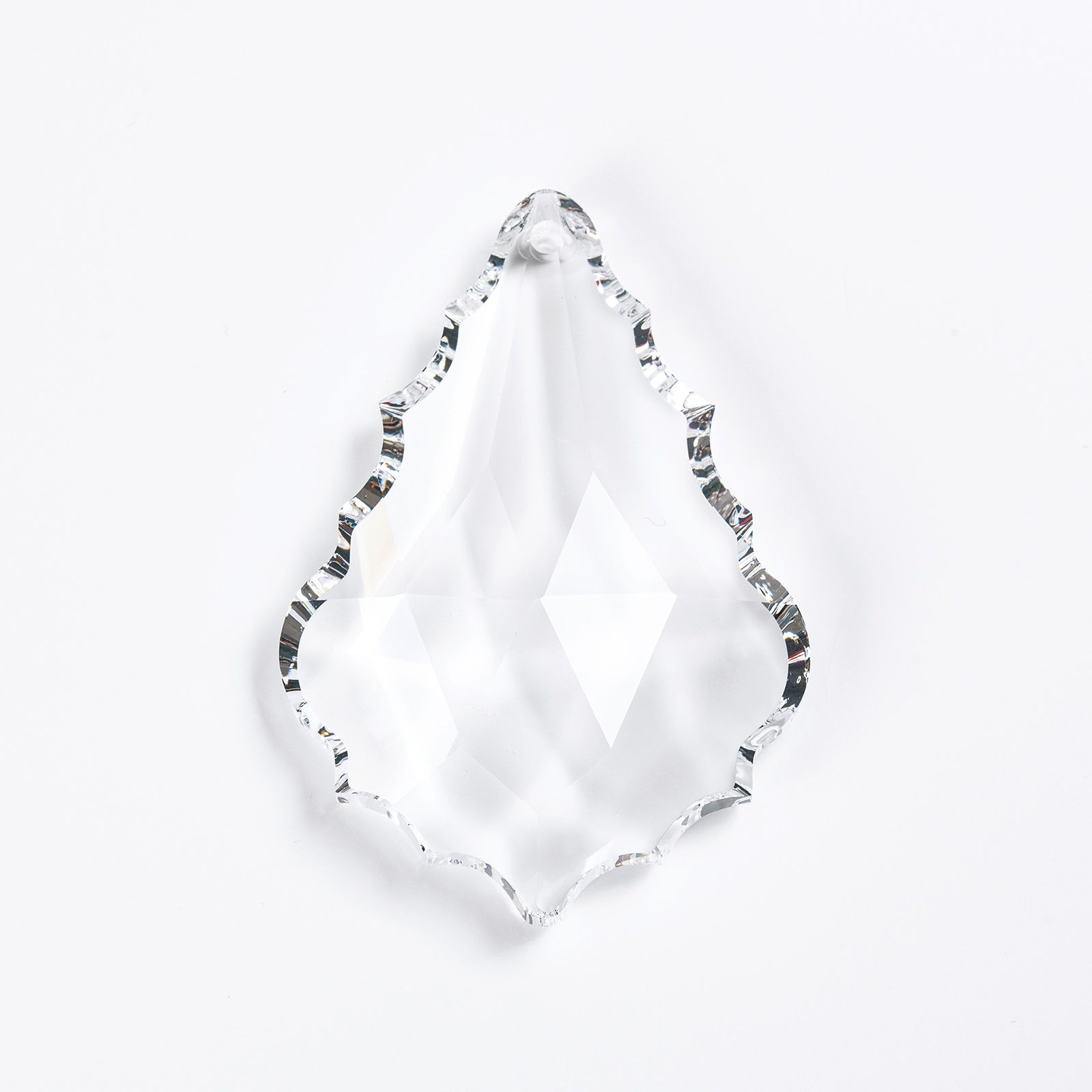 Chandelier crystal pendulum Swarovski® Crystal, 50x35mm