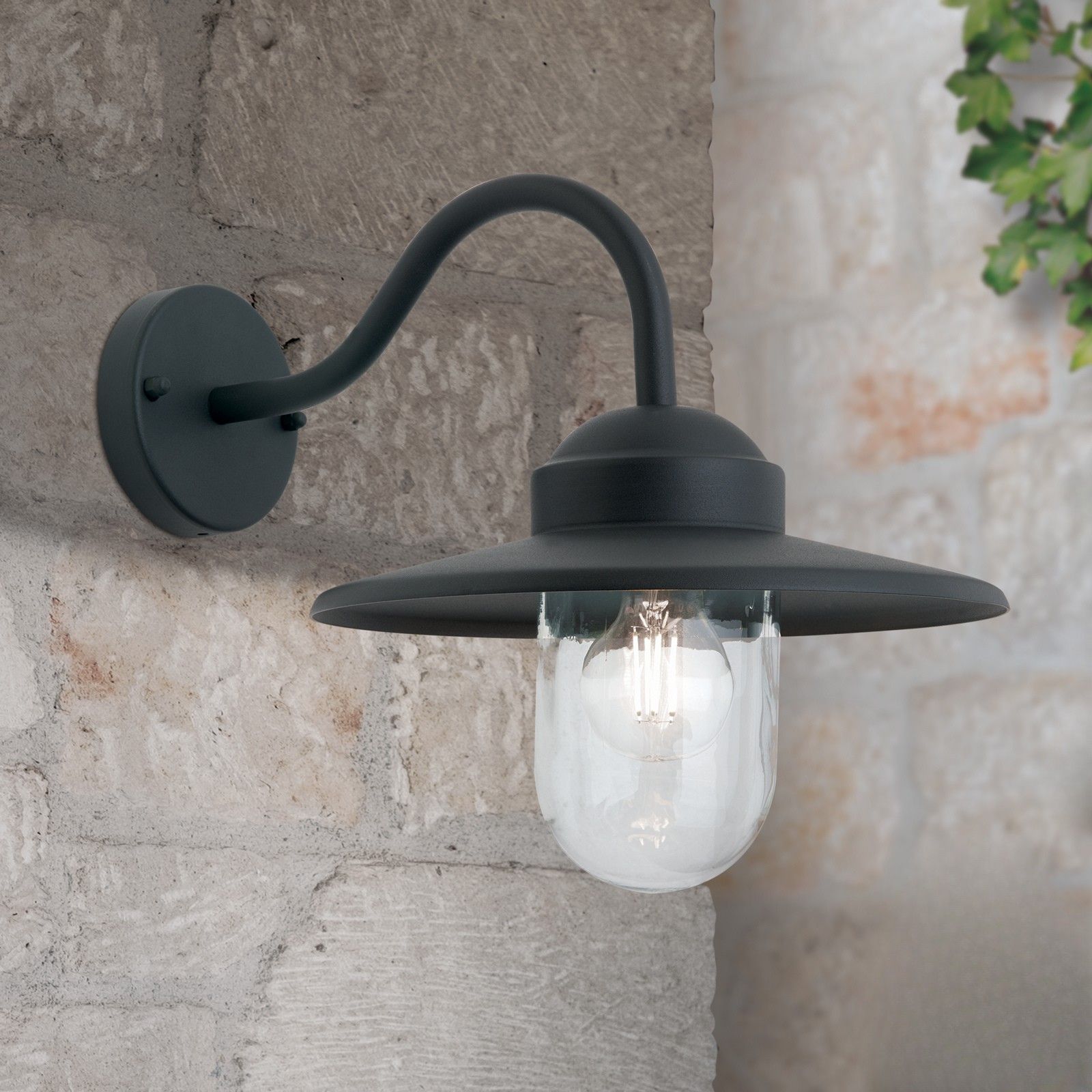 Venkovní nástěnné svítidlo EDWARD, antracit