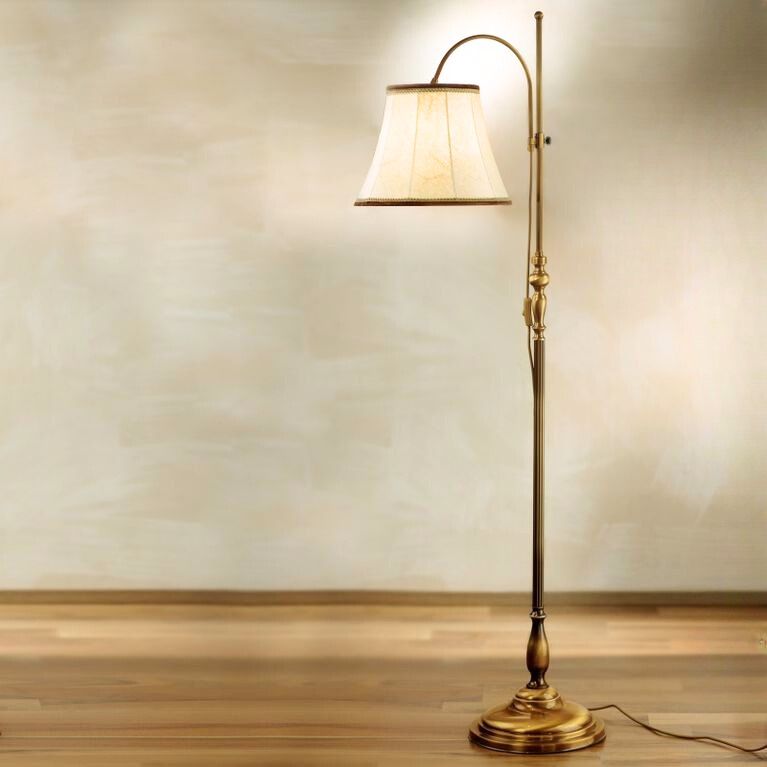 Stehlampe FLÄMISCH, 1-flammig, Patina